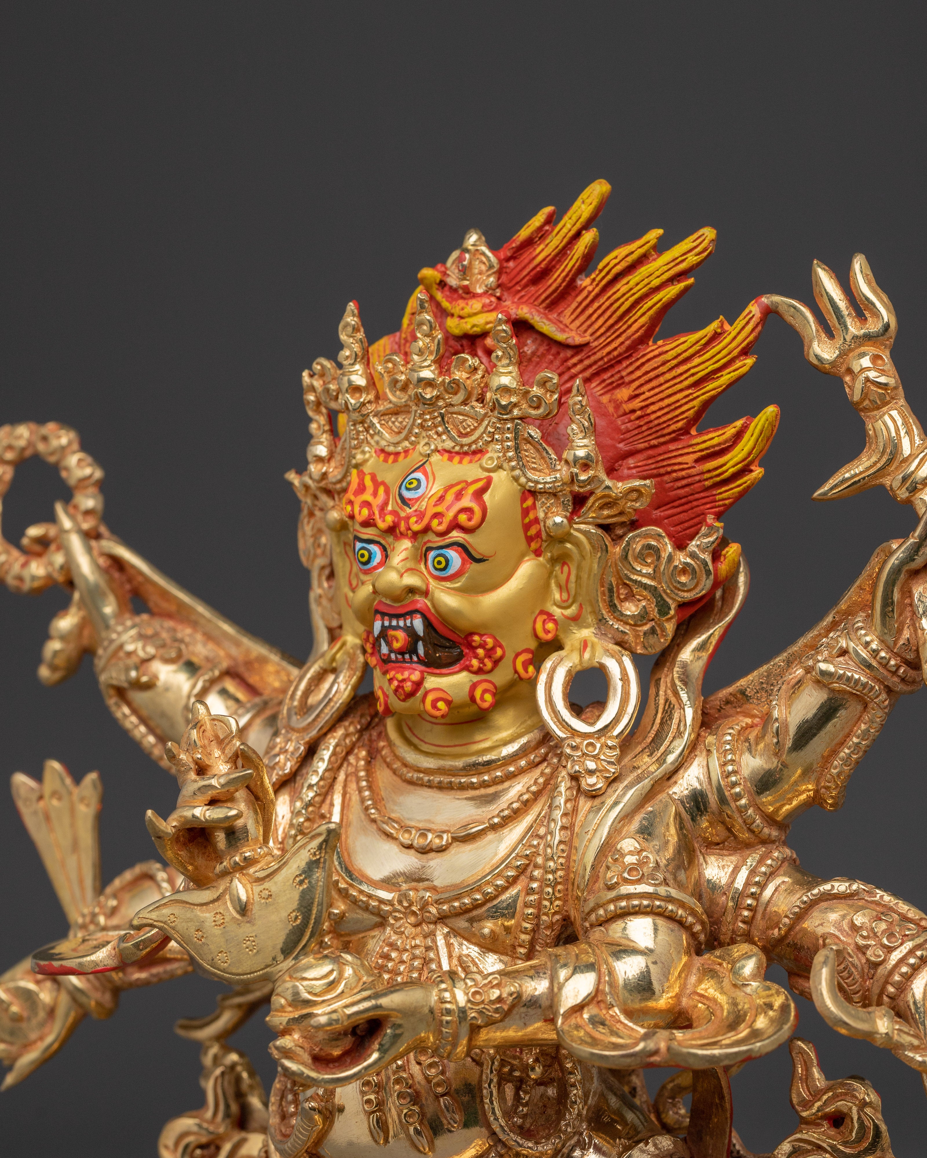 Tantric Protector Six Armed Mahakala | Wrathful Protector Deity