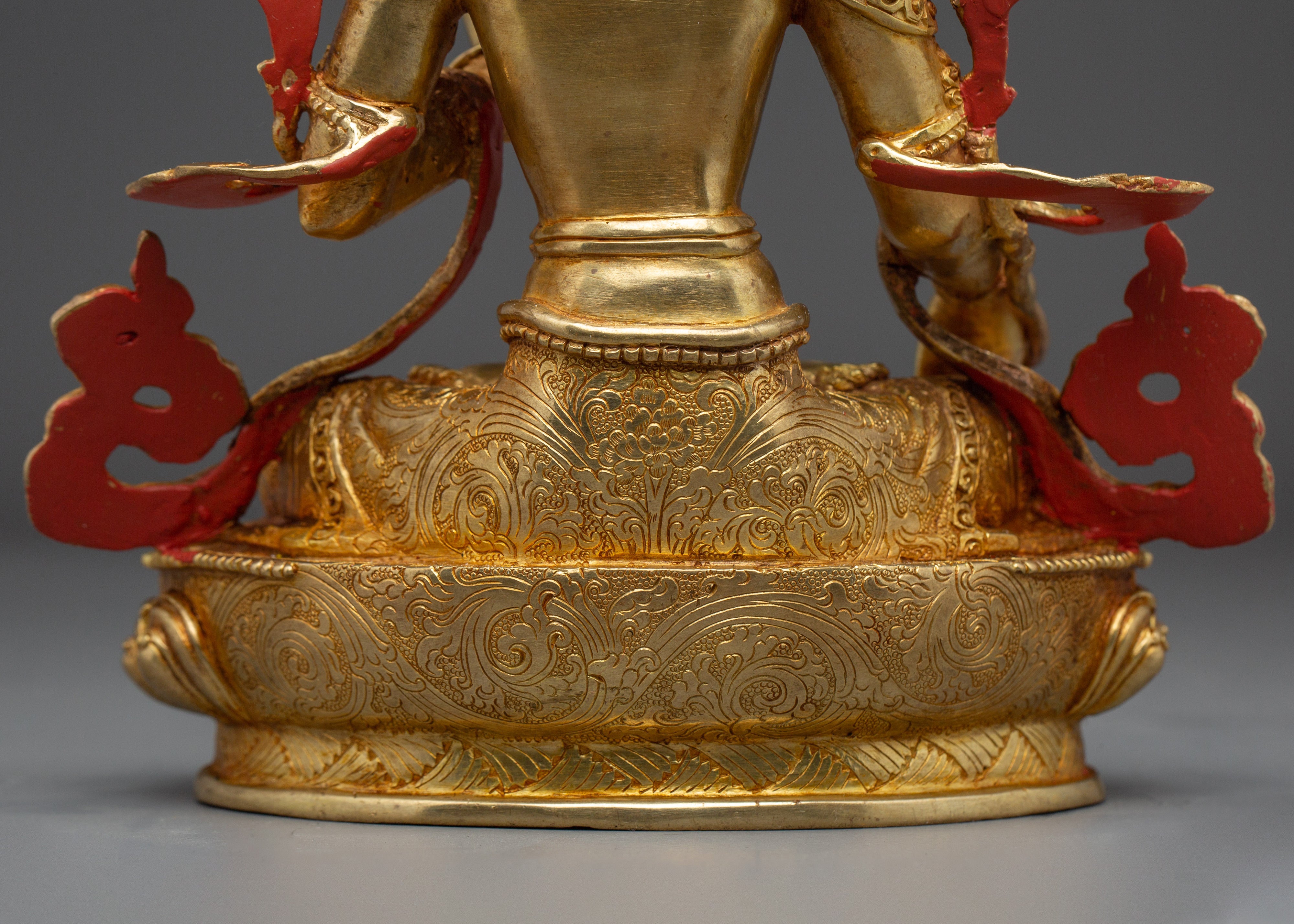 Handcrafted White Tara Copper Statue | Buddhist Figurine for Spiritual Practice