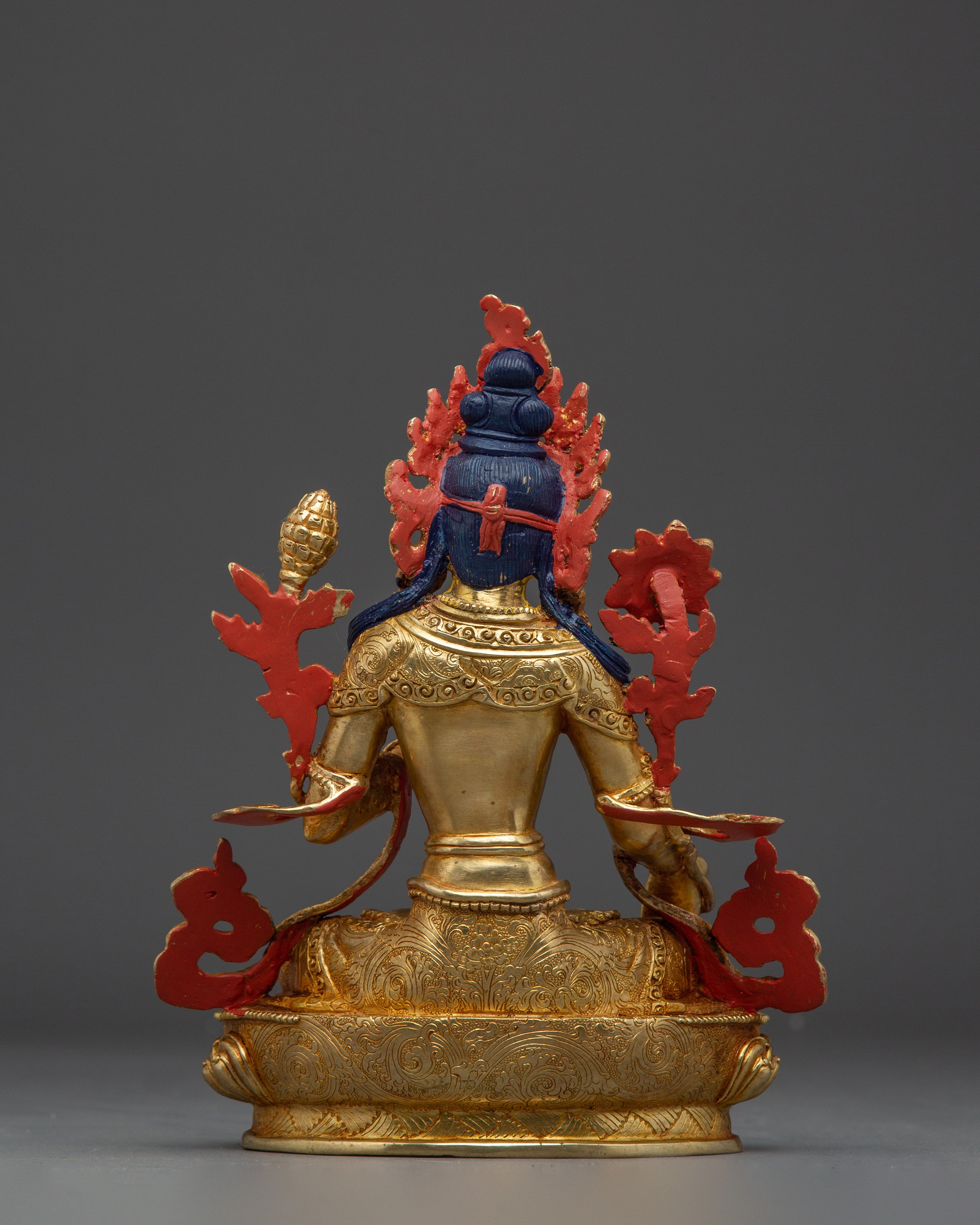 Handcrafted White Tara Copper Statue | Buddhist Figurine for Spiritual Practice