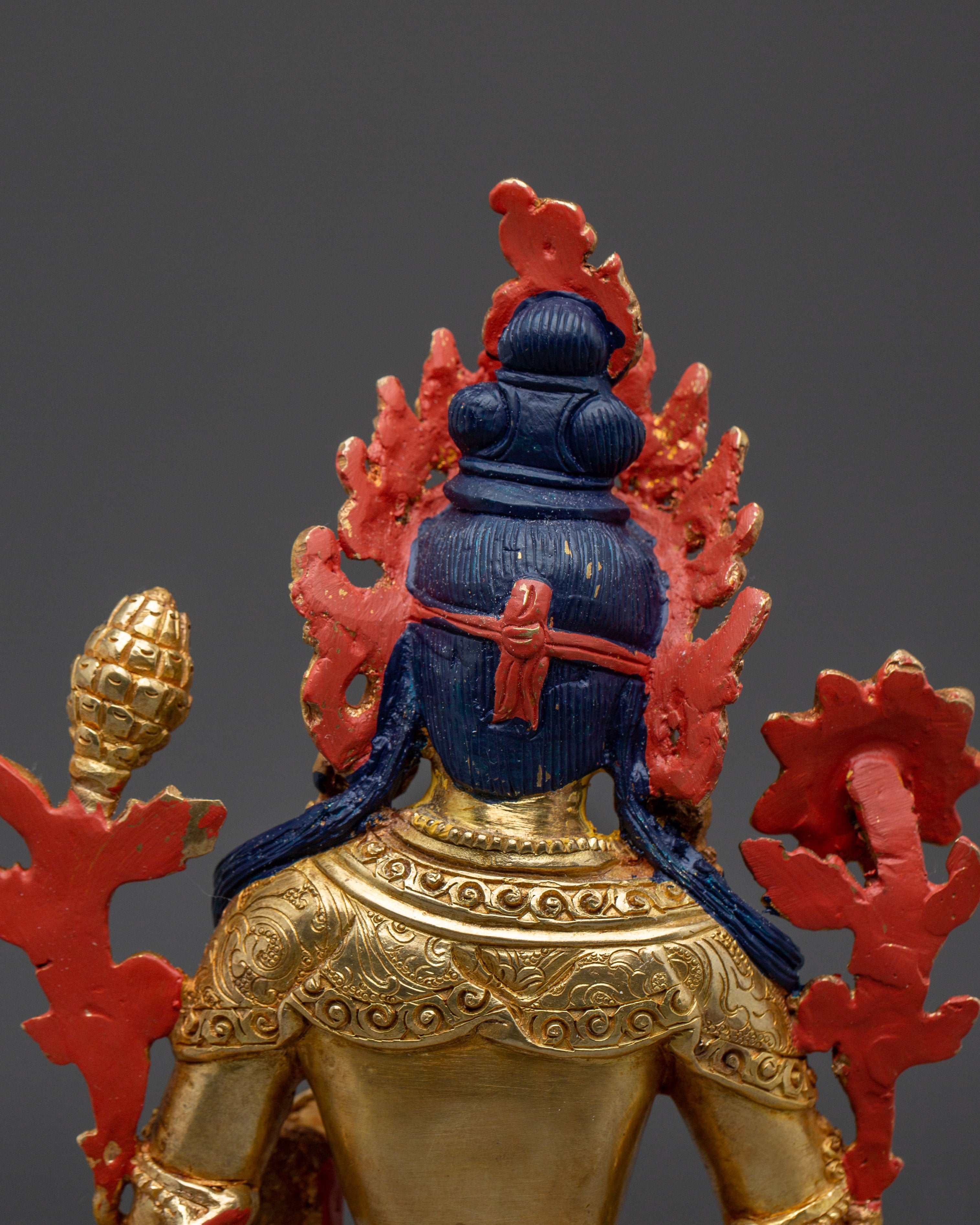 Handcrafted White Tara Copper Statue | Buddhist Figurine for Spiritual Practice