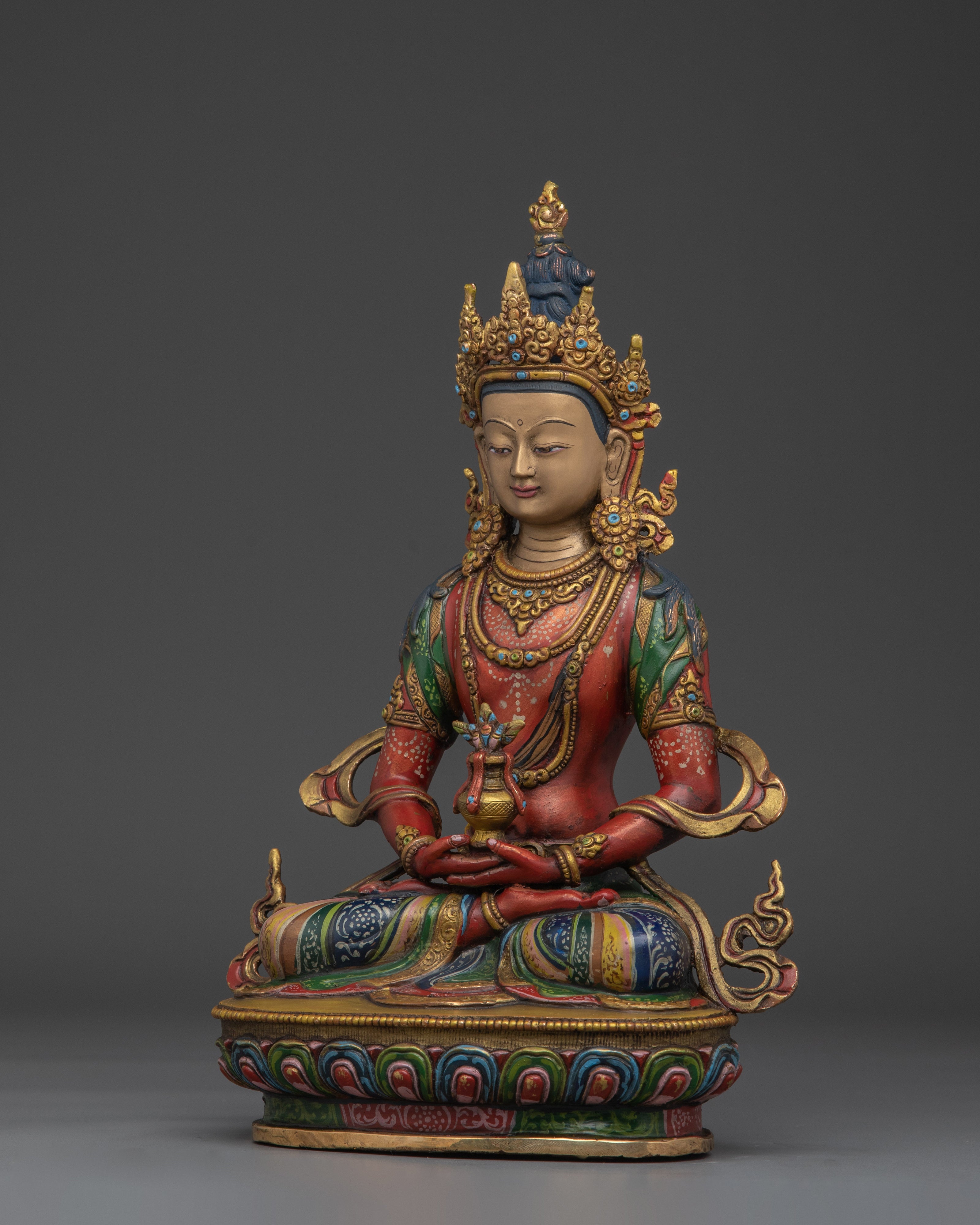 Golden Amitayus Artwork | Buddha of Infinite Light