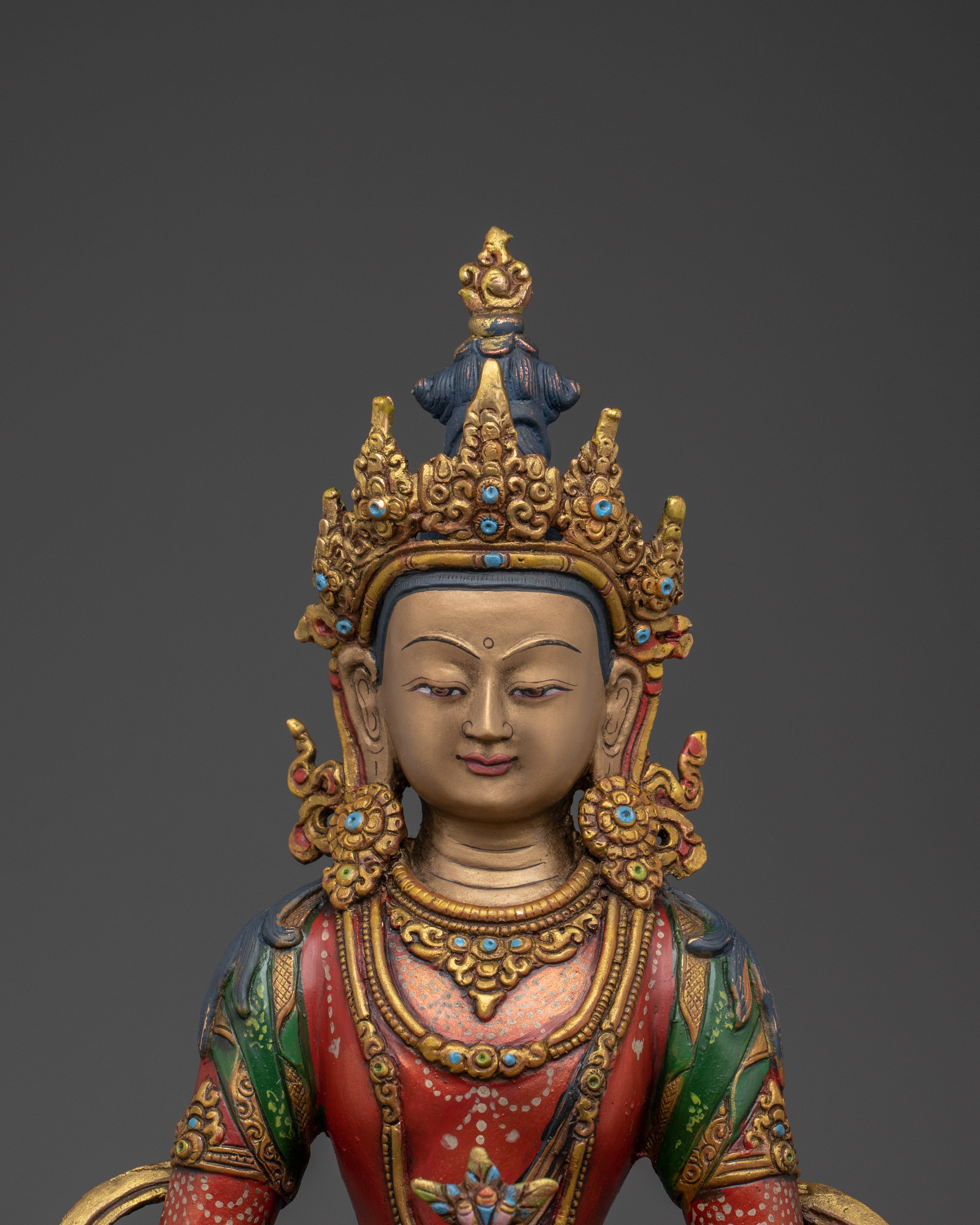 Golden Amitayus Artwork | Buddha of Infinite Light