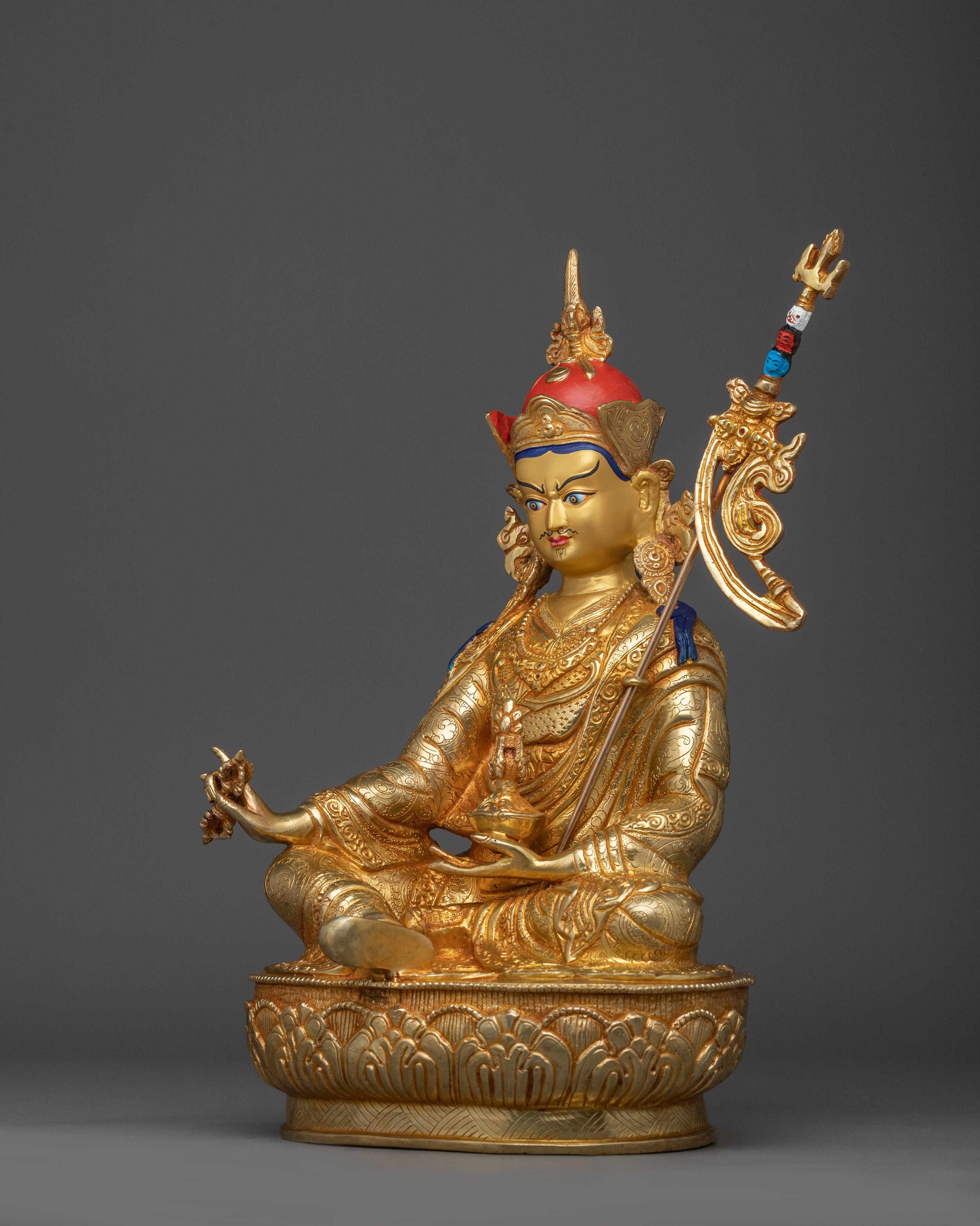 Tibetan Artwork of Guru Rinpoche | The Lotus-Born Master