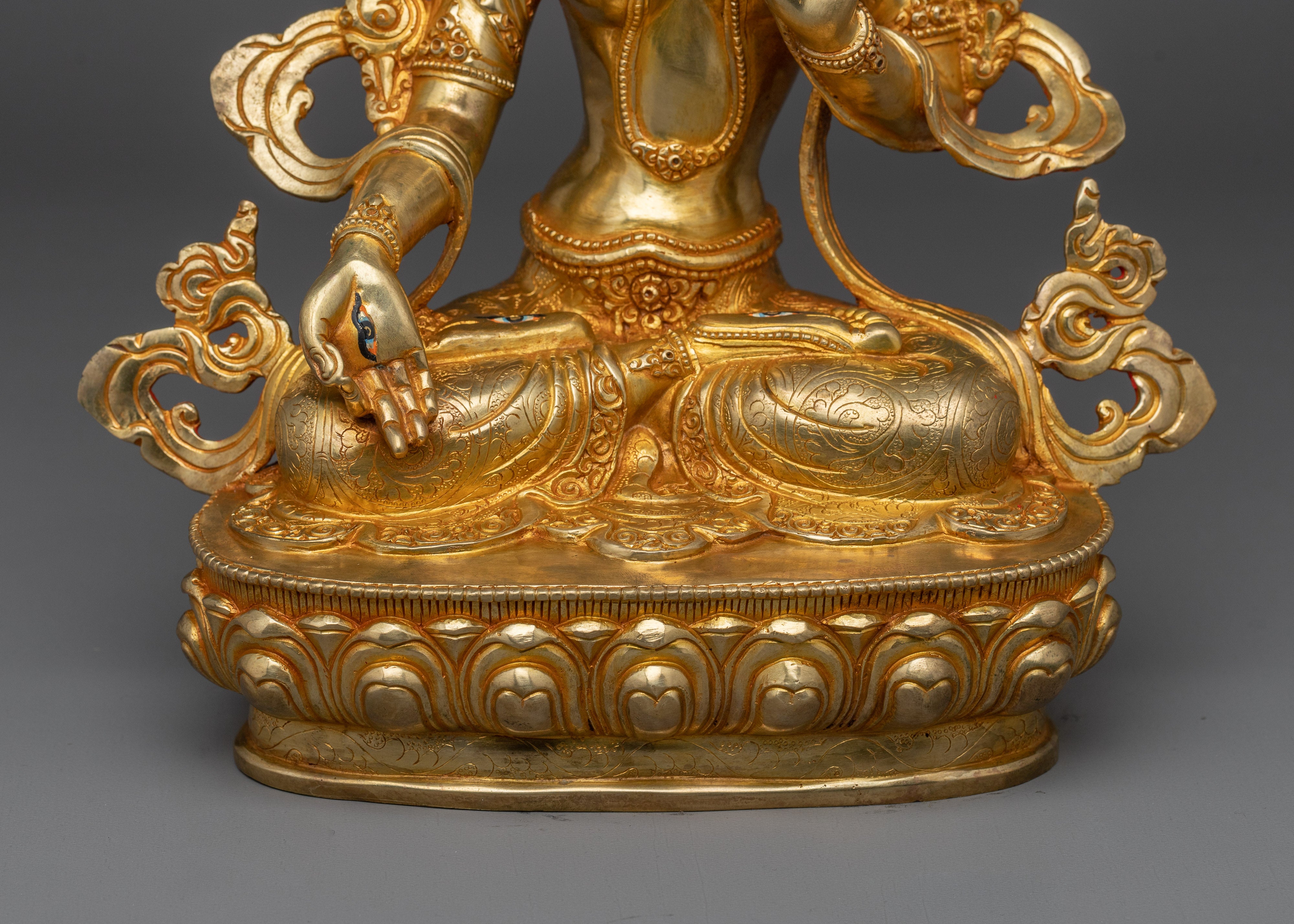 Peaceful Sita Tara Artwork | White Tara - Tibetan Healing Deity