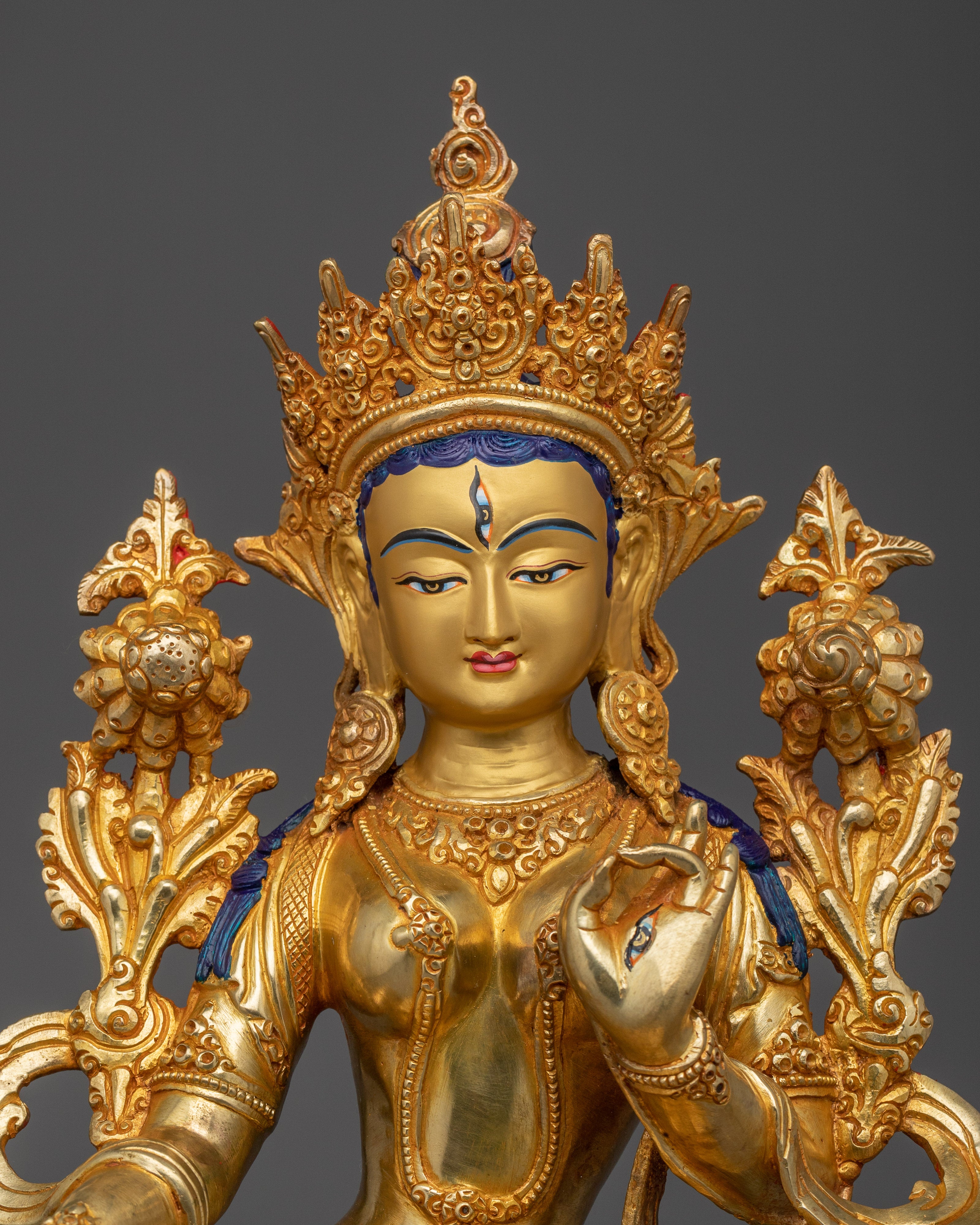 Peaceful Sita Tara Artwork | White Tara - Tibetan Healing Deity