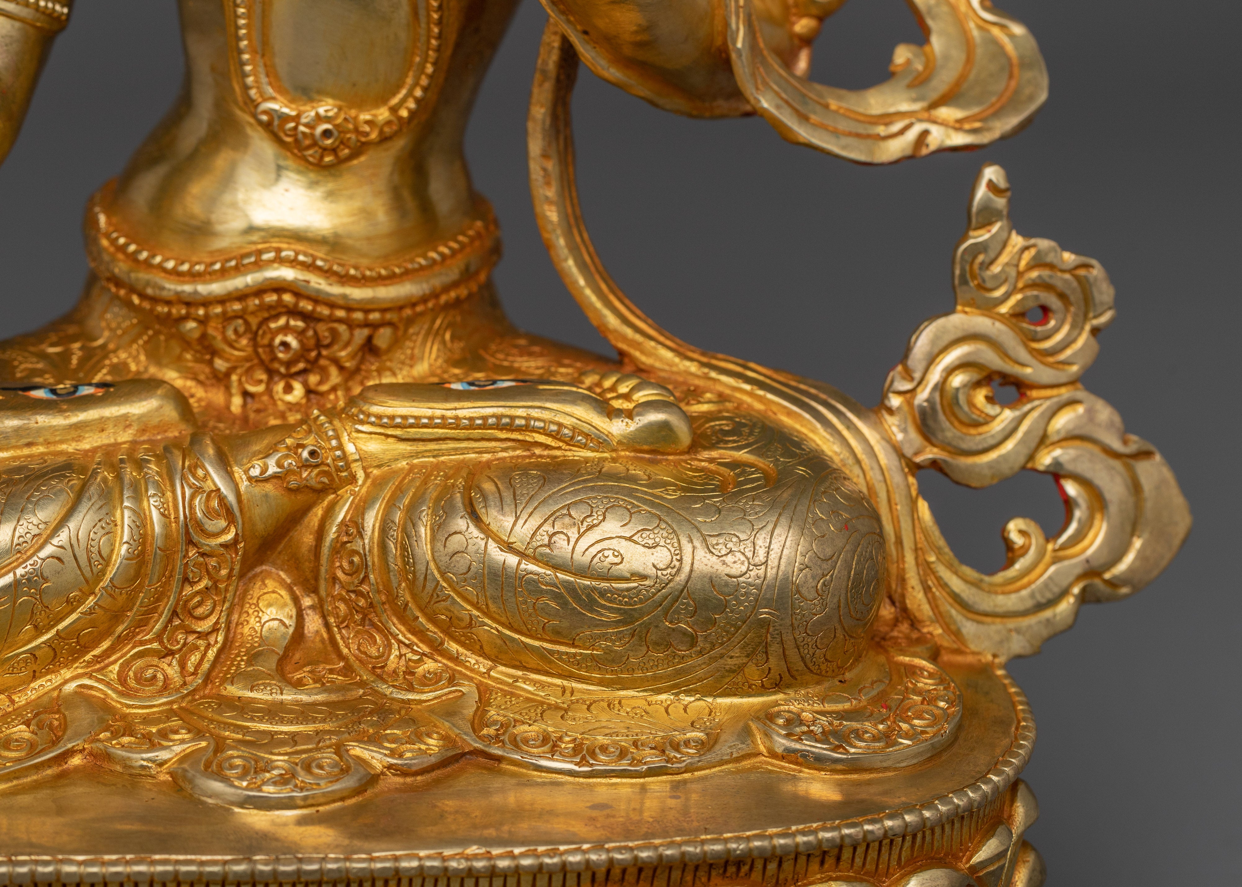 Peaceful Sita Tara Artwork | White Tara - Tibetan Healing Deity