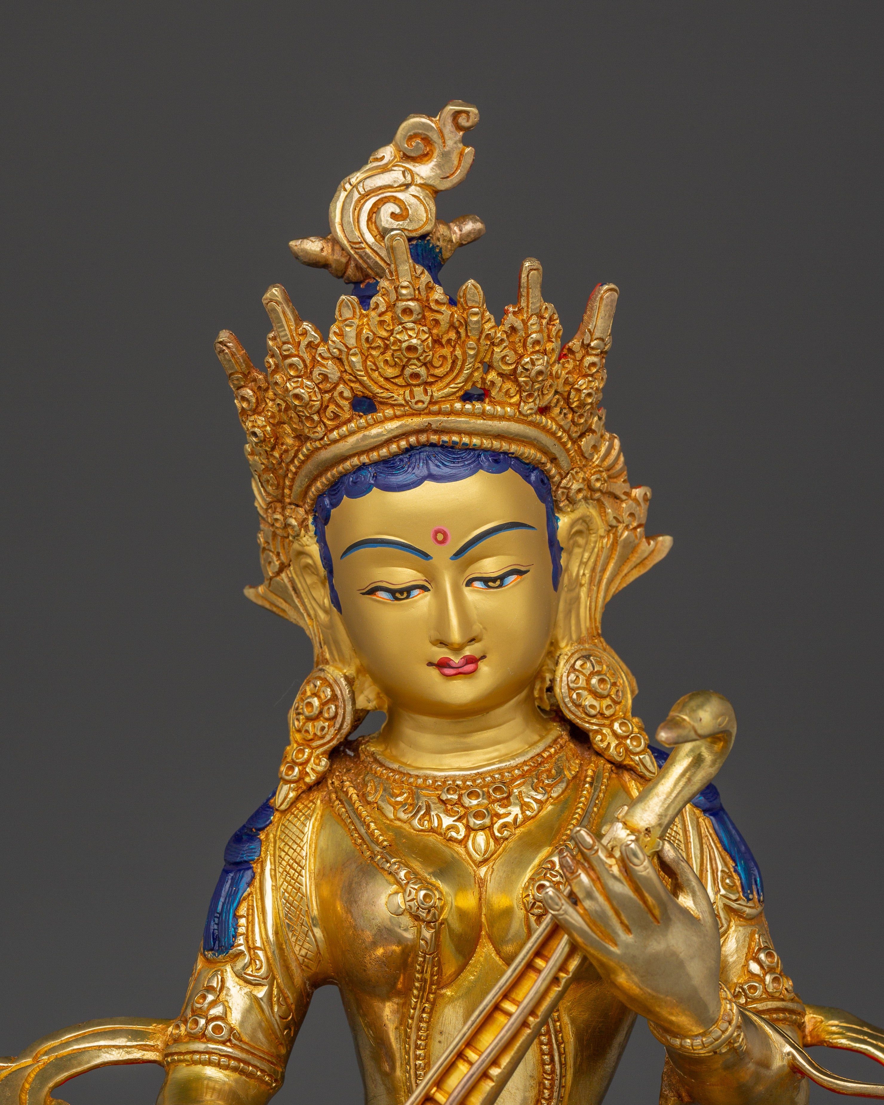 Wisdom Embodiment Saraswati Statue | Hindu Goddess of Knowledge