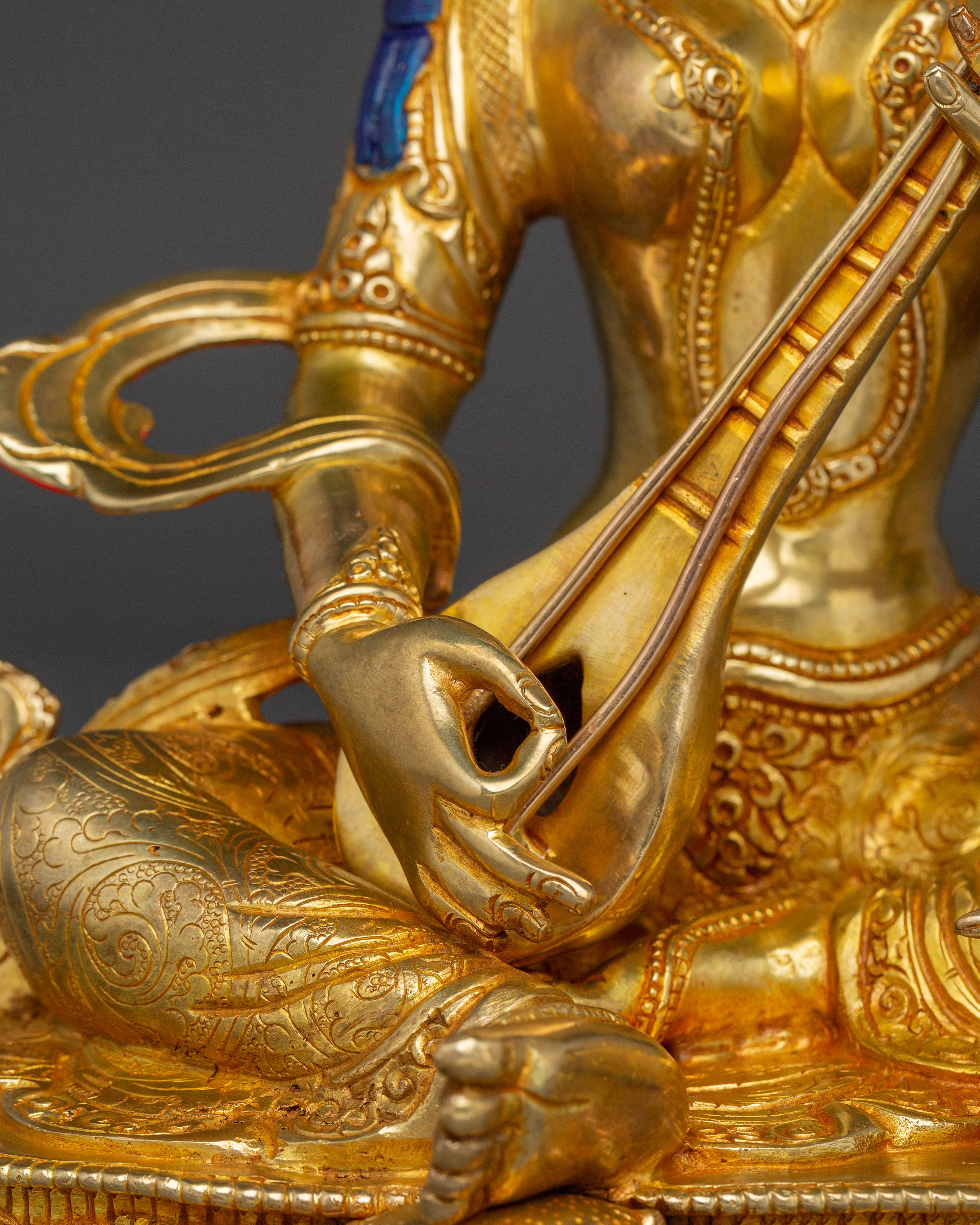 Wisdom Embodiment Saraswati Statue | Hindu Goddess of Knowledge