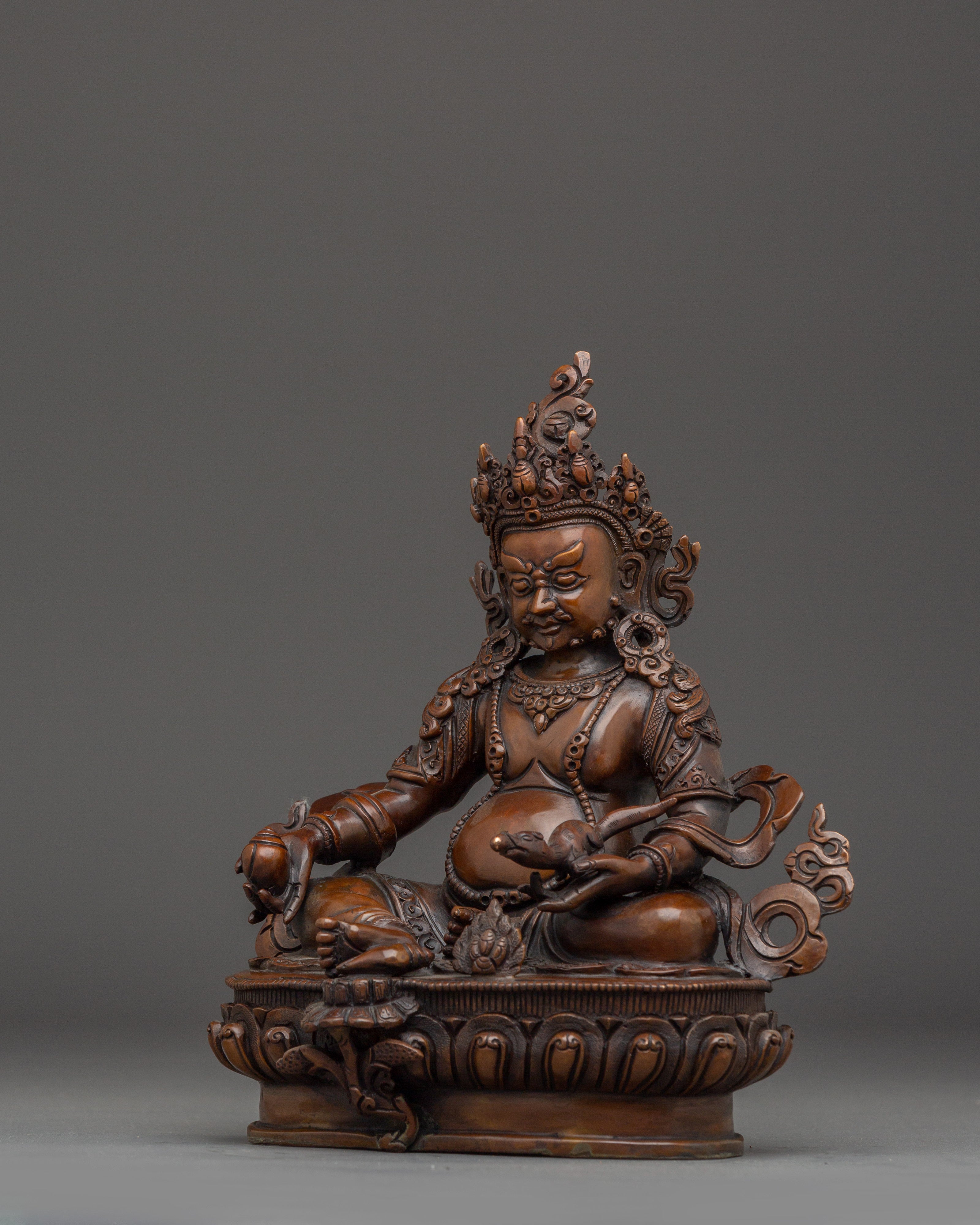 Dzambhala Buddhist Deity Statue | Guardian of Wealth