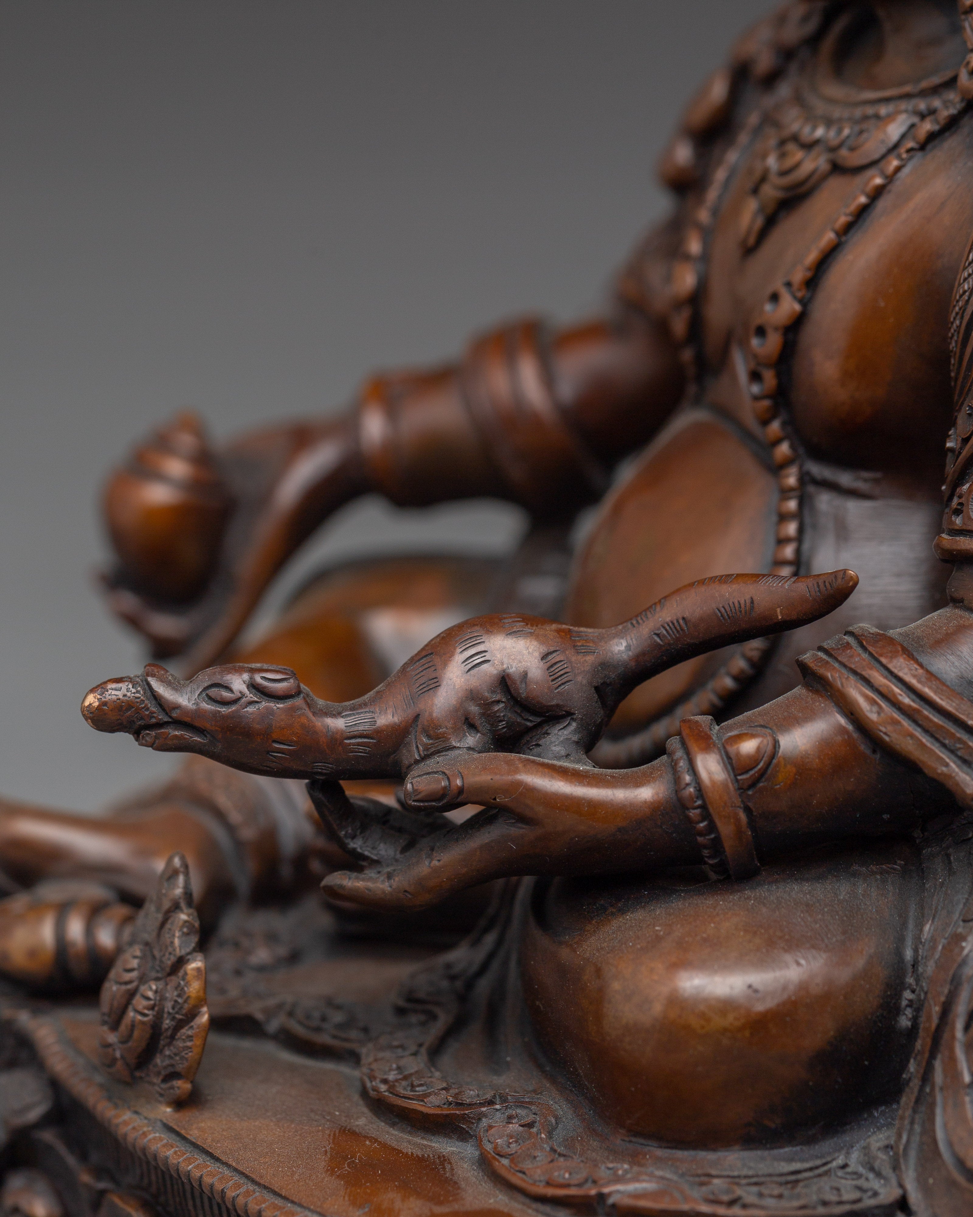 Dzambhala Buddhist Deity Statue | Guardian of Wealth