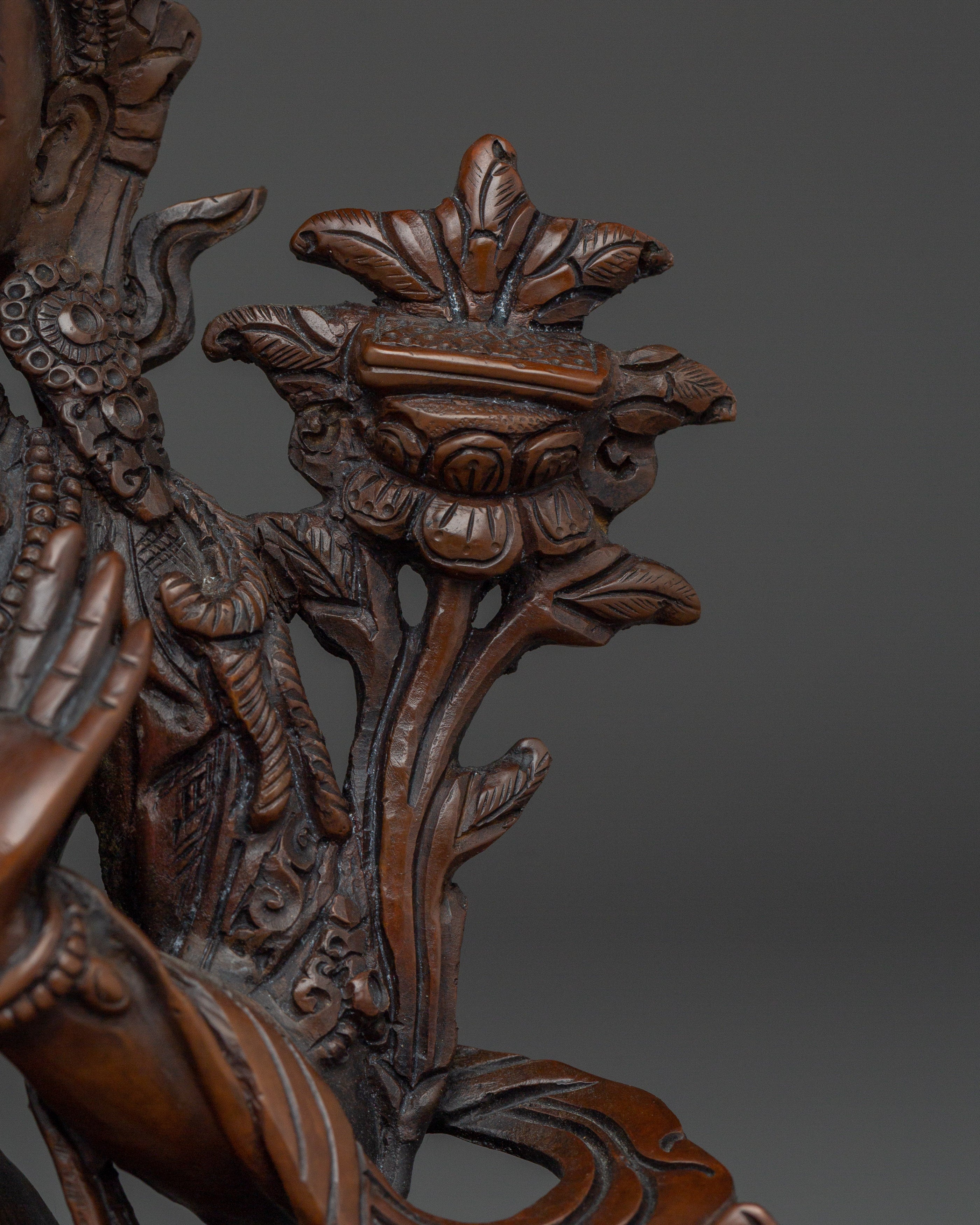 Manjushri Artwork - Embodiment of Divine Wisdom | Voice of Boundless Insight