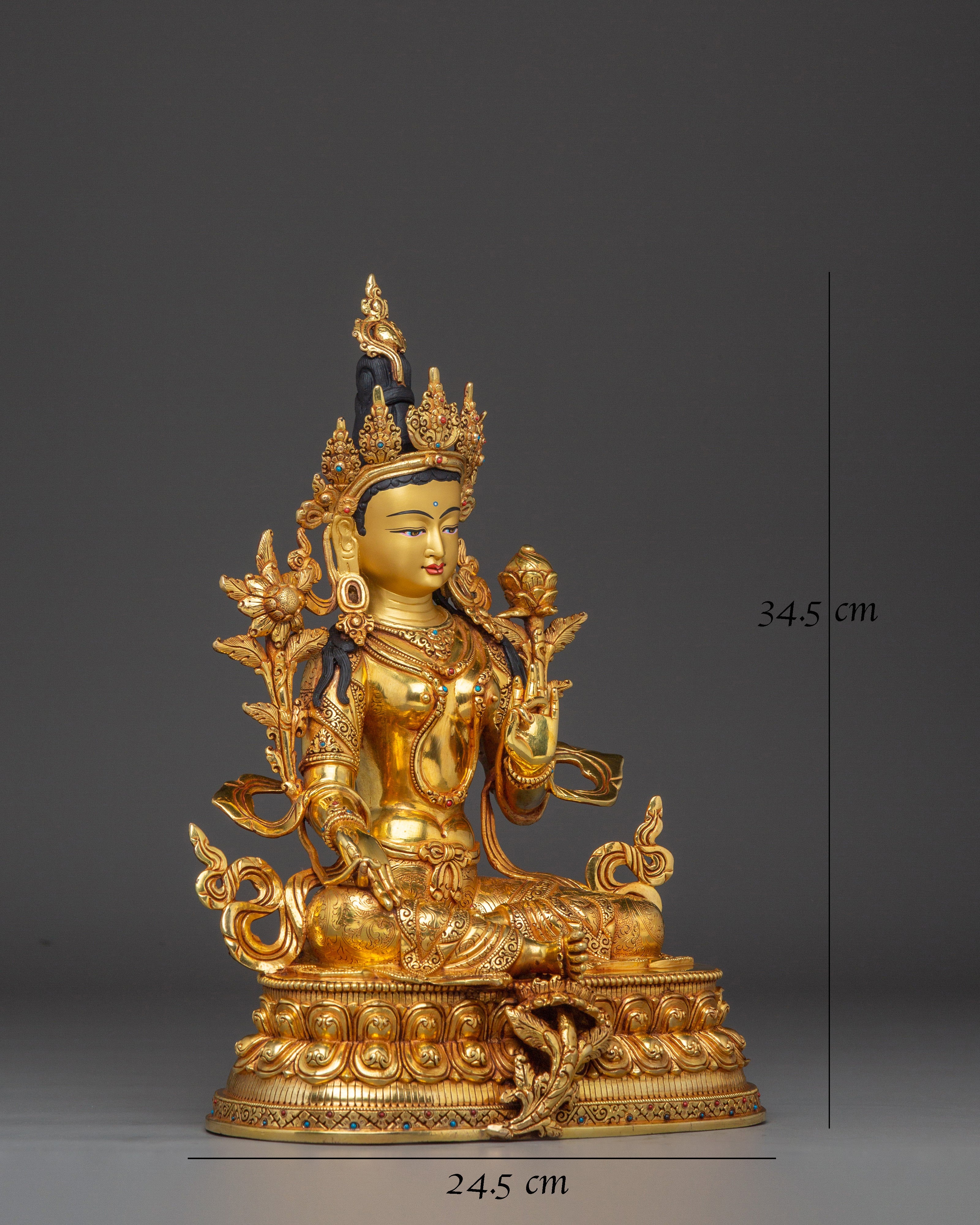 Buddhist Green Tara Art