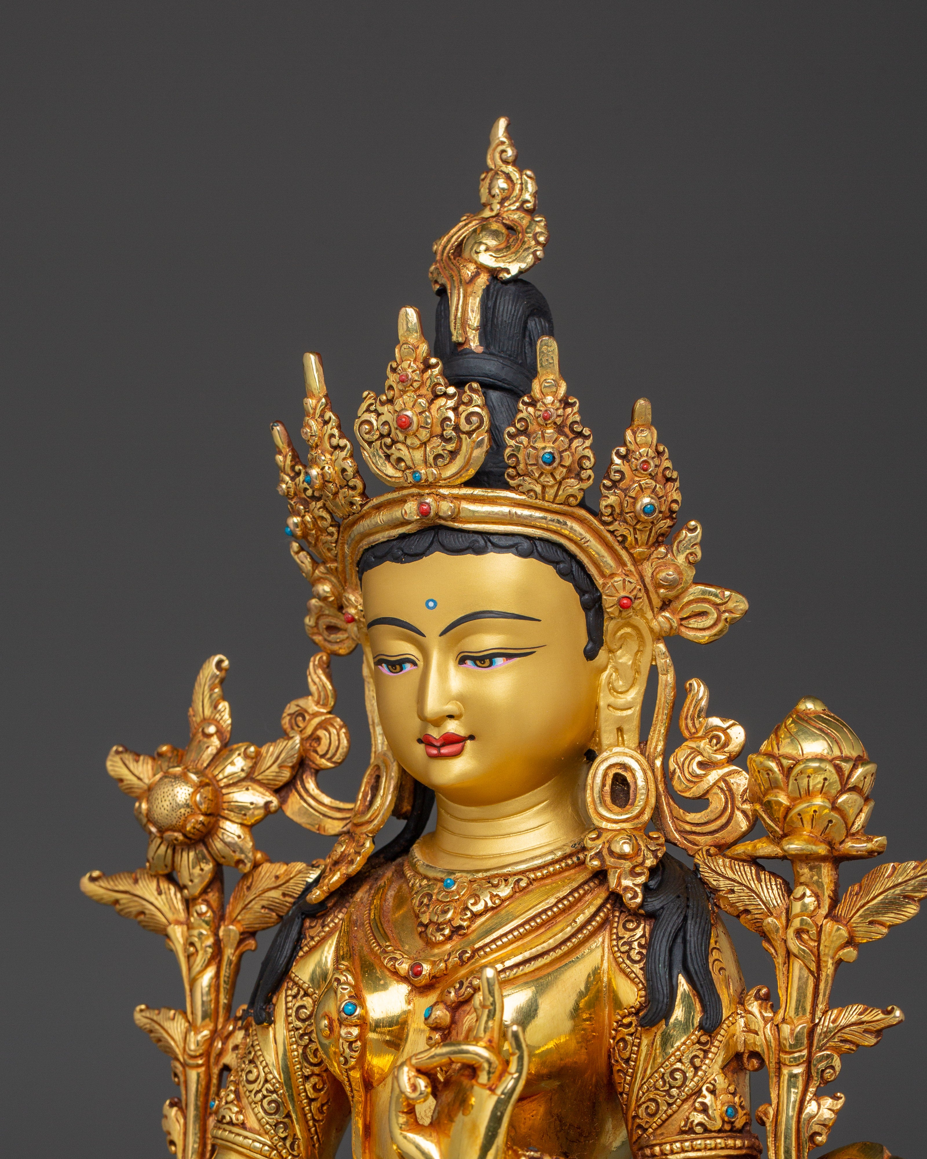 Buddhist Green Tara Art | Compassionate Goddess