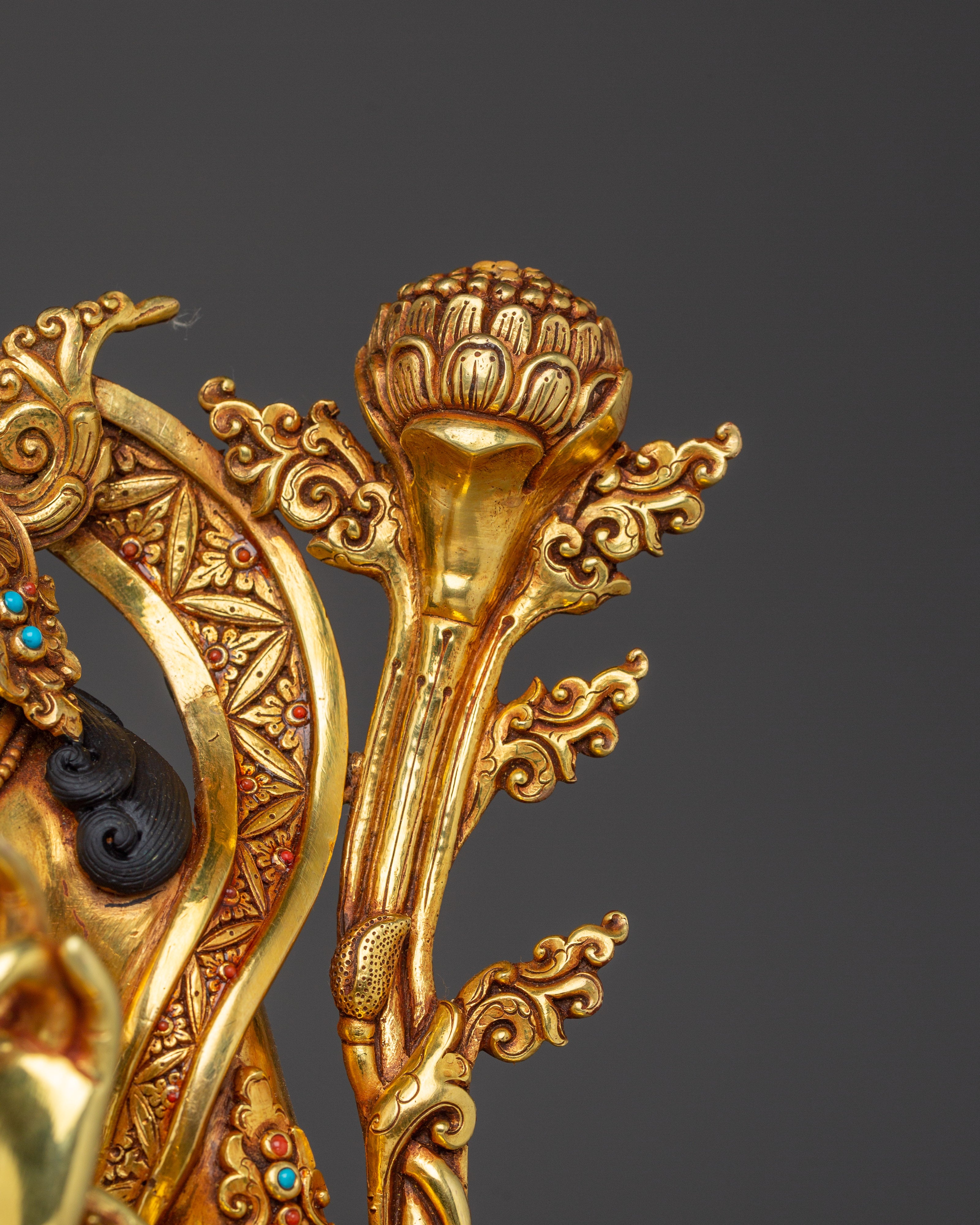 Peaceful Shyama Tara Statue | Green Tara - Swift Savior Deity