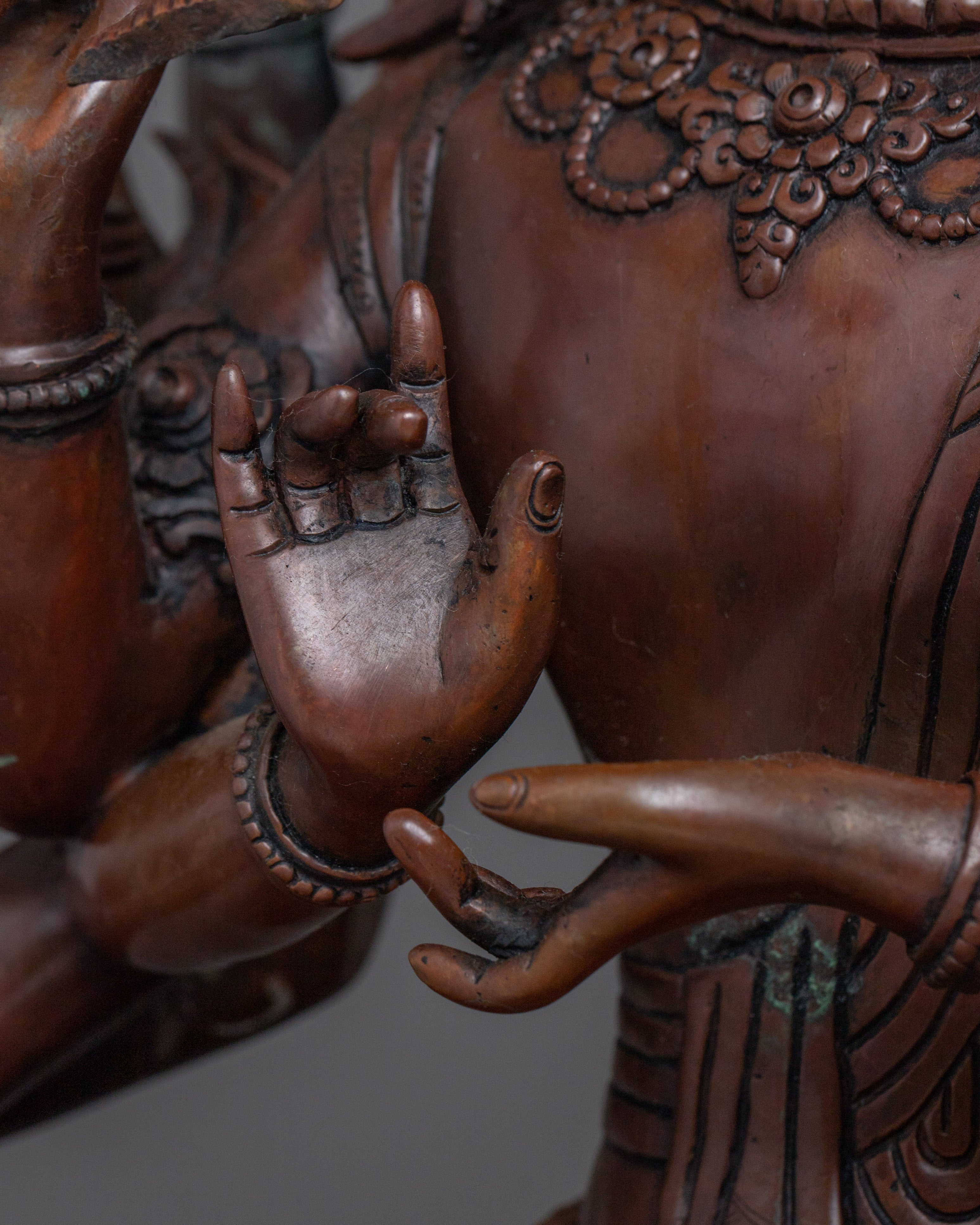 Japanese Lokeshwor Statue | Avalokiteshvara Bodhisattva Sculpture