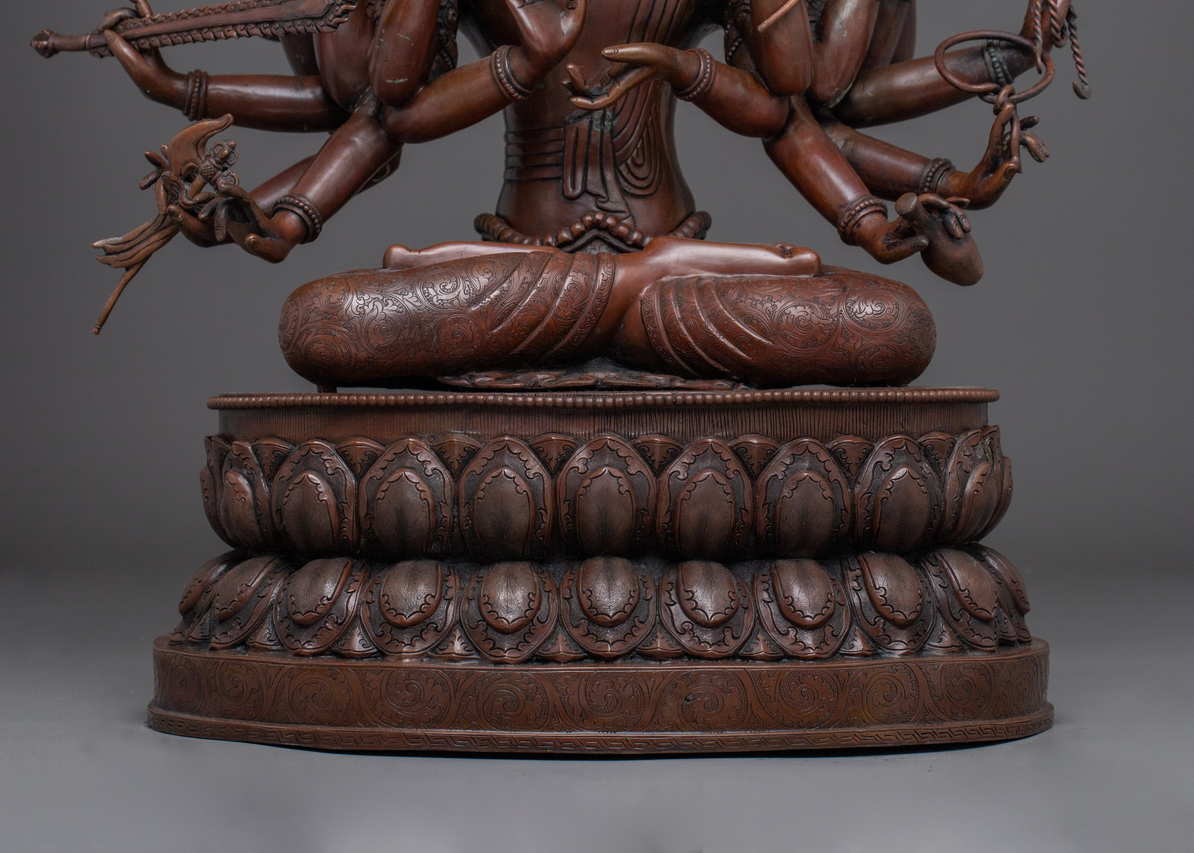 Japanese Lokeshwor Statue | Avalokiteshvara Bodhisattva Sculpture
