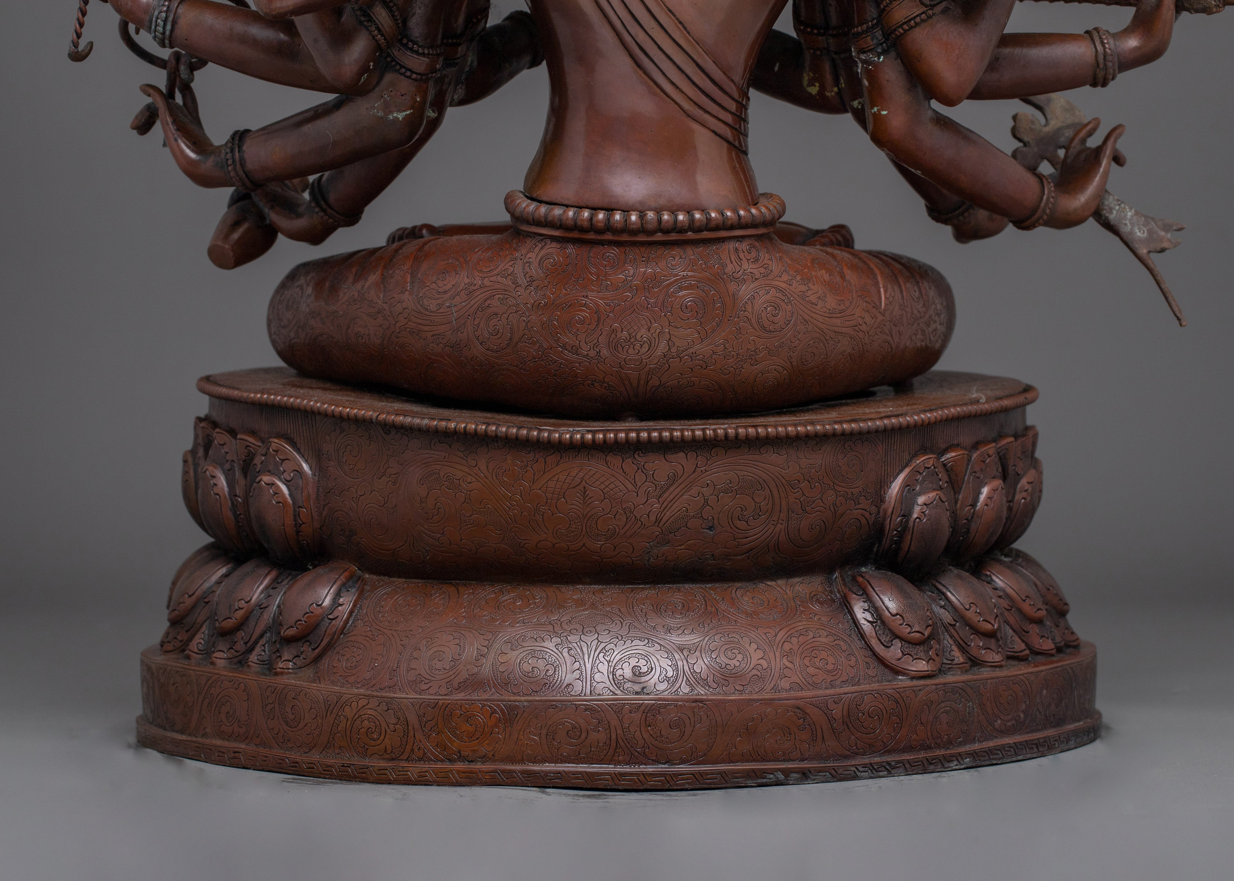 Japanese Lokeshwor Statue | Avalokiteshvara Bodhisattva Sculpture