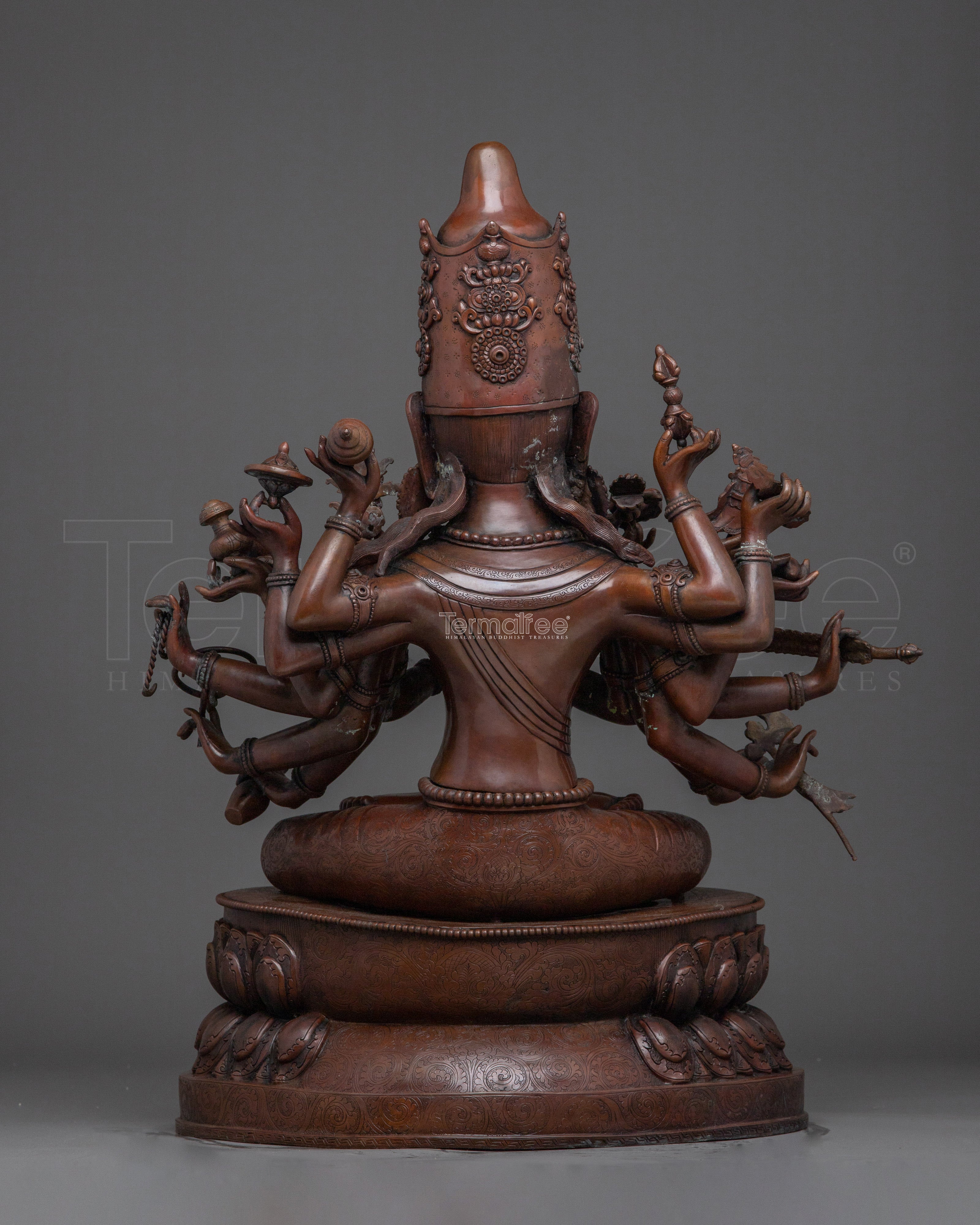 Japanese Lokeshwor Statue | Avalokiteshvara Bodhisattva Sculpture