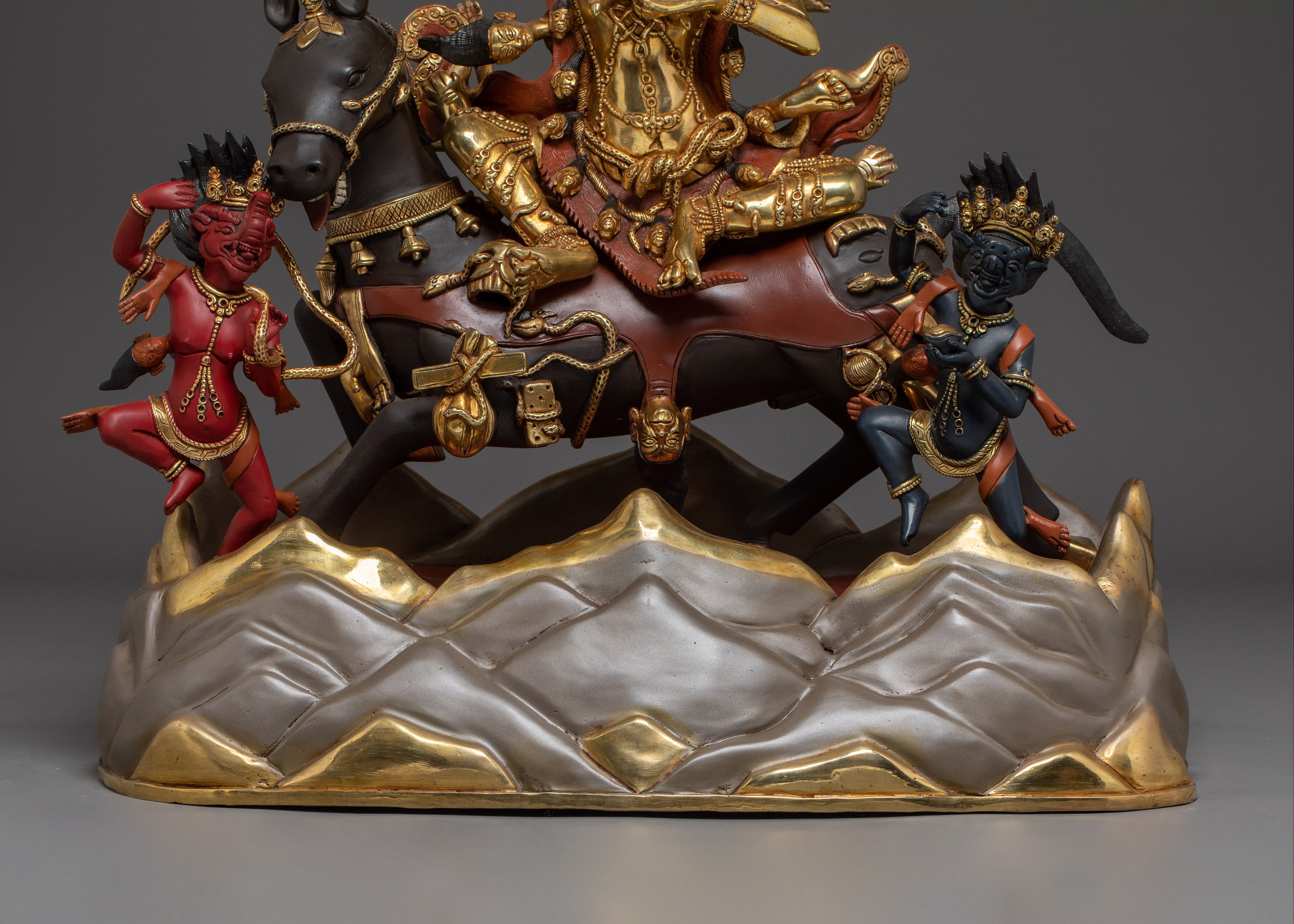 Buddhist Deity Palden Lhamo Statue | Chief Guardian of the Tibetan pantheon