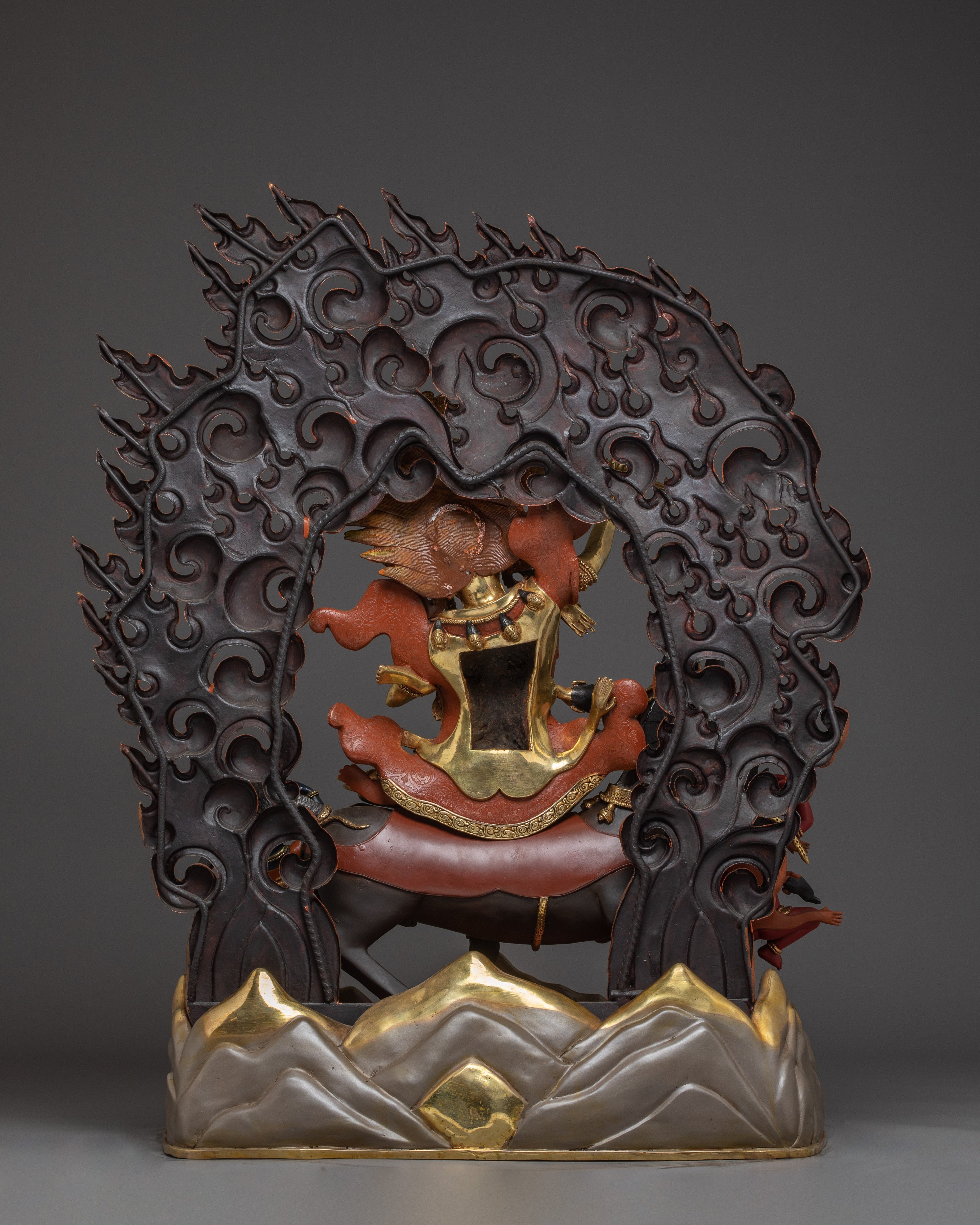 Buddhist Deity Palden Lhamo Statue | Chief Guardian of the Tibetan pantheon