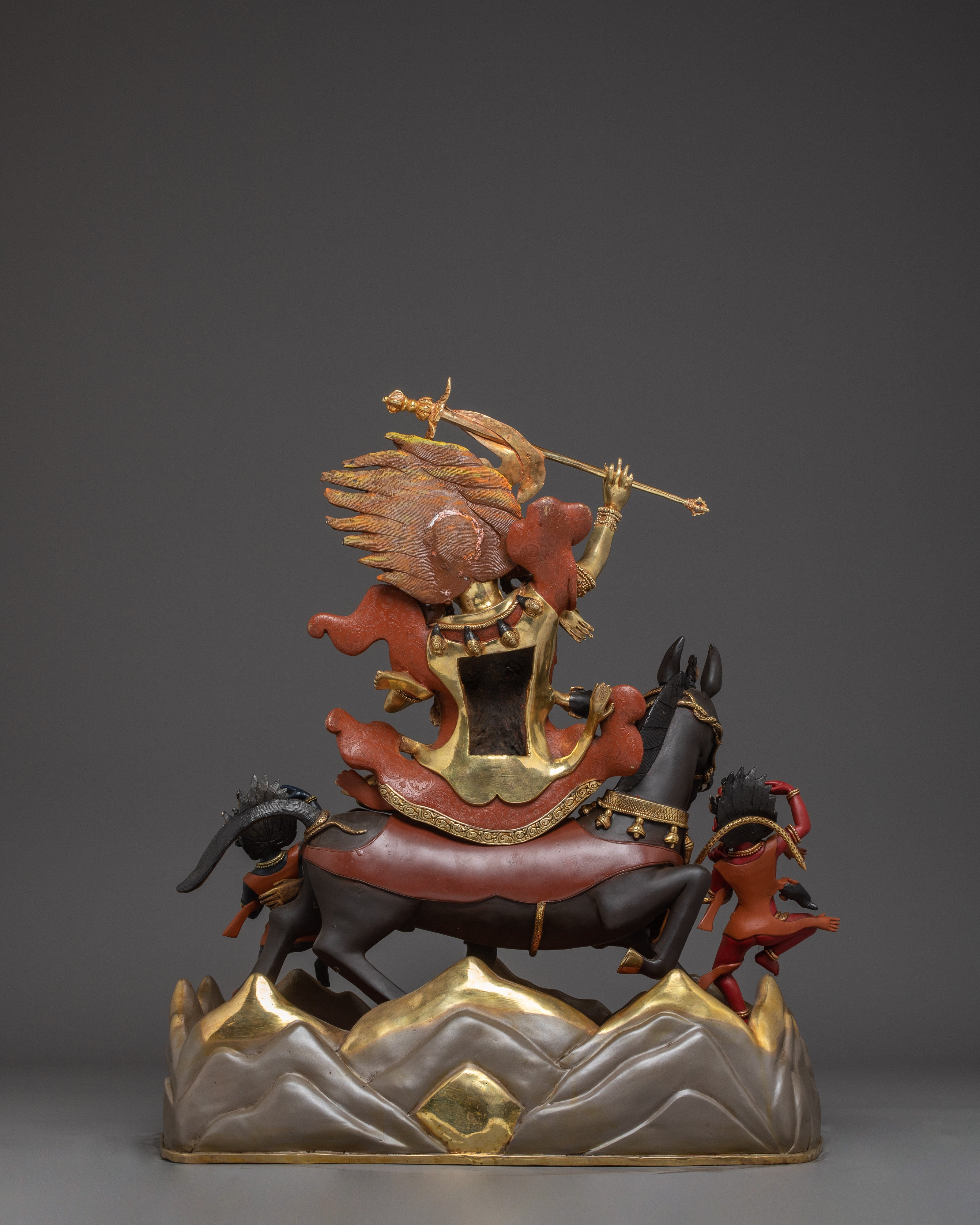 Buddhist Deity Palden Lhamo Statue | Chief Guardian of the Tibetan pantheon