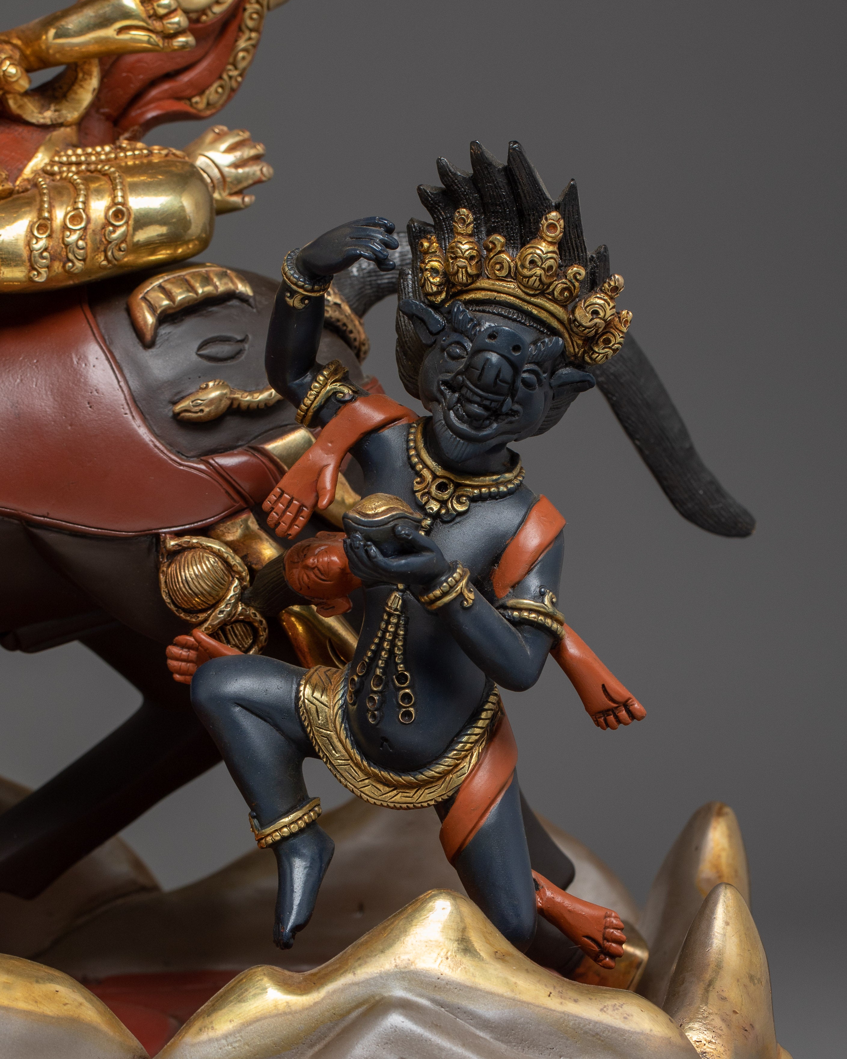 Buddhist Deity Palden Lhamo Statue | Chief Guardian of the Tibetan pantheon