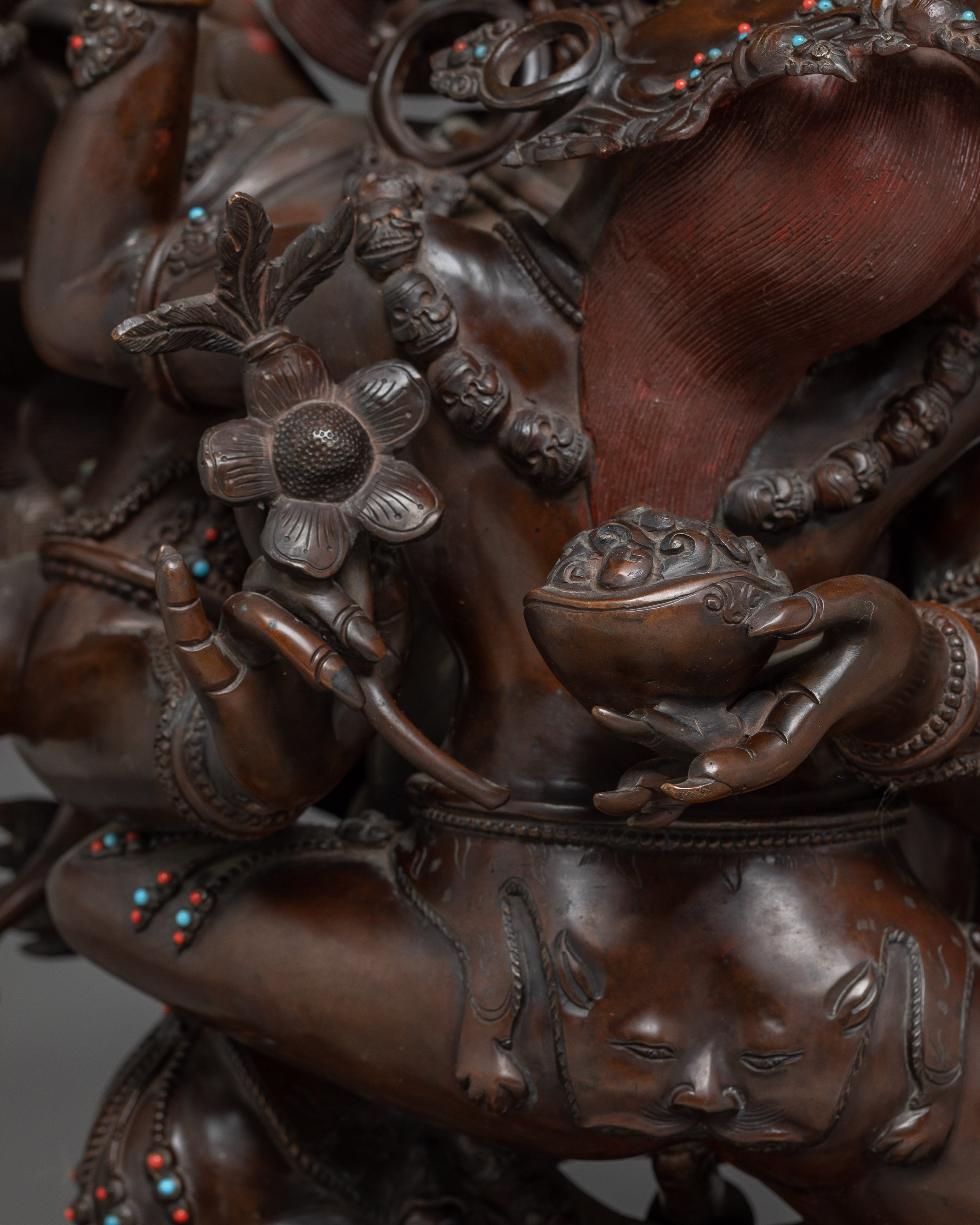 Wrathful Deity Hayagriva Sculpture | Protector in Vajrayana Buddhism