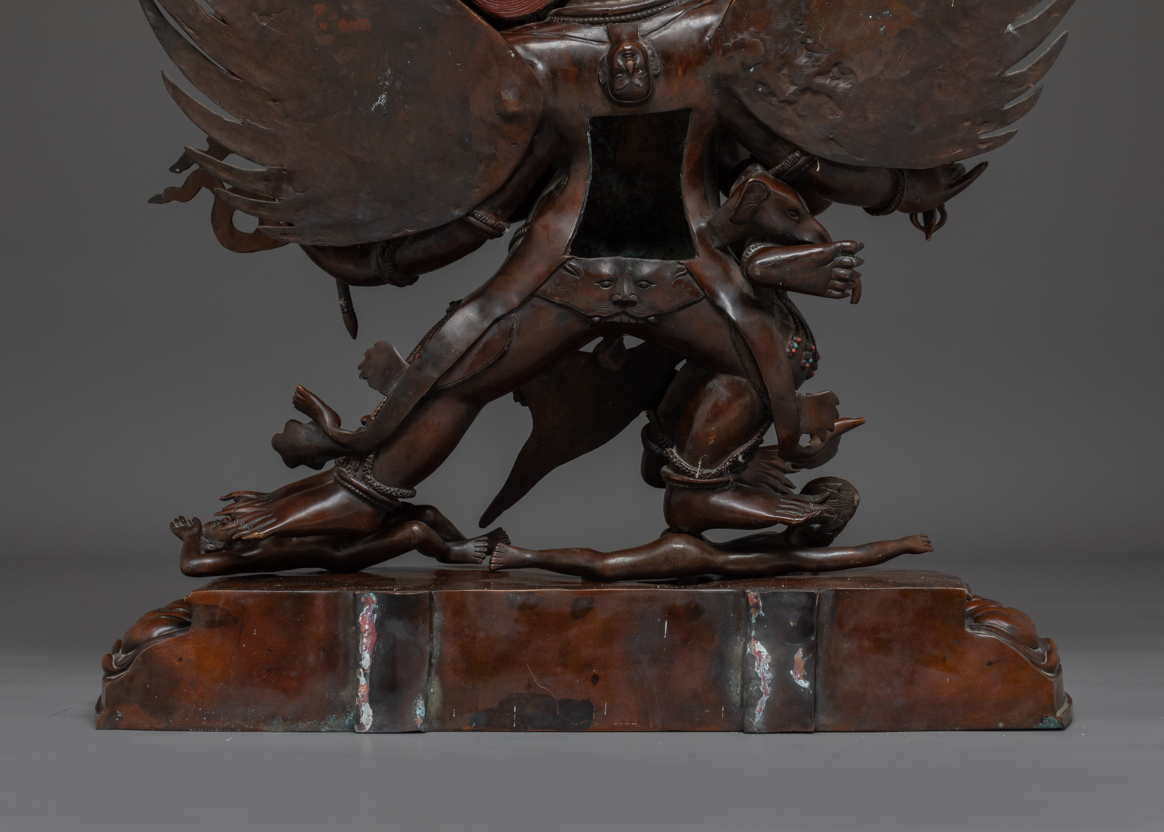 Wrathful Deity Hayagriva Sculpture | Protector in Vajrayana Buddhism