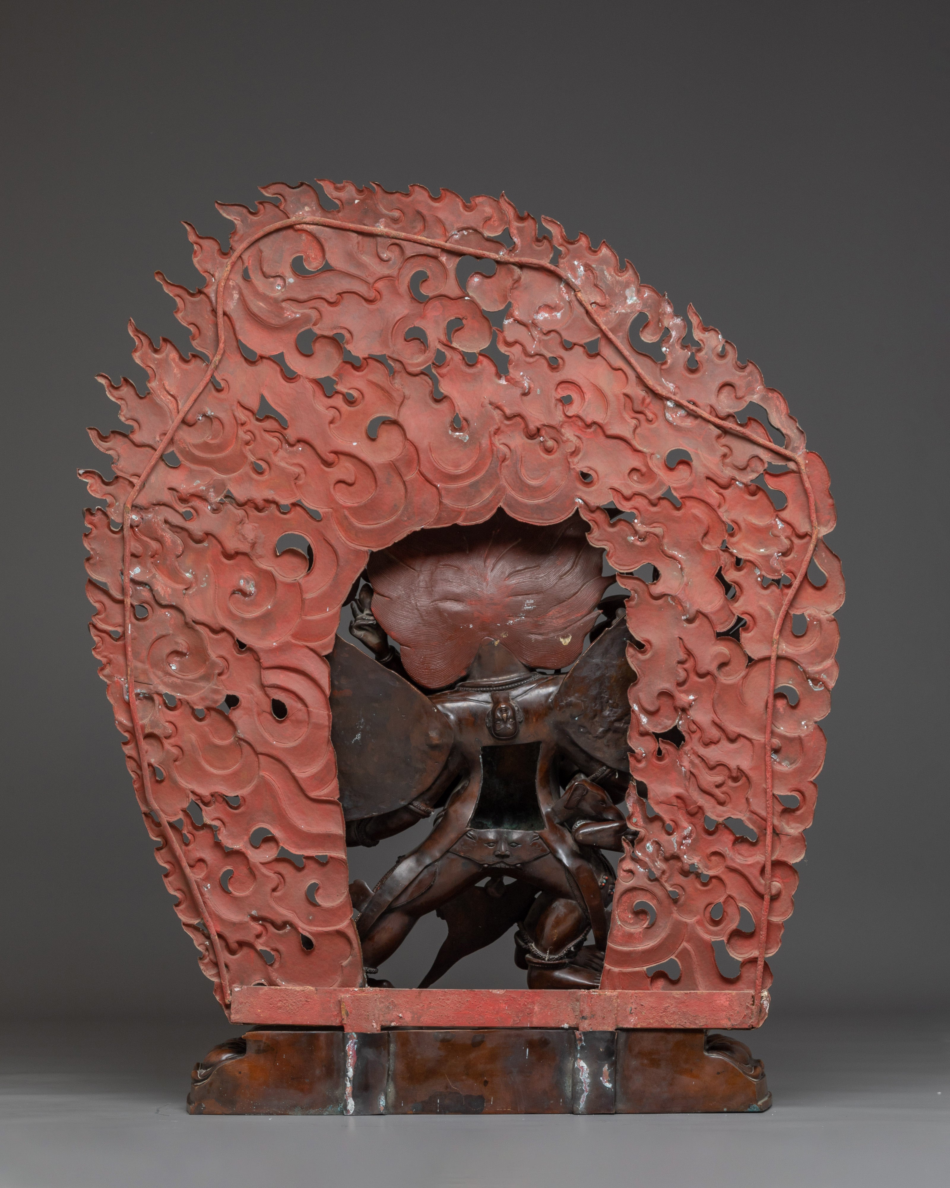 Wrathful Deity Hayagriva Sculpture | Protector in Vajrayana Buddhism