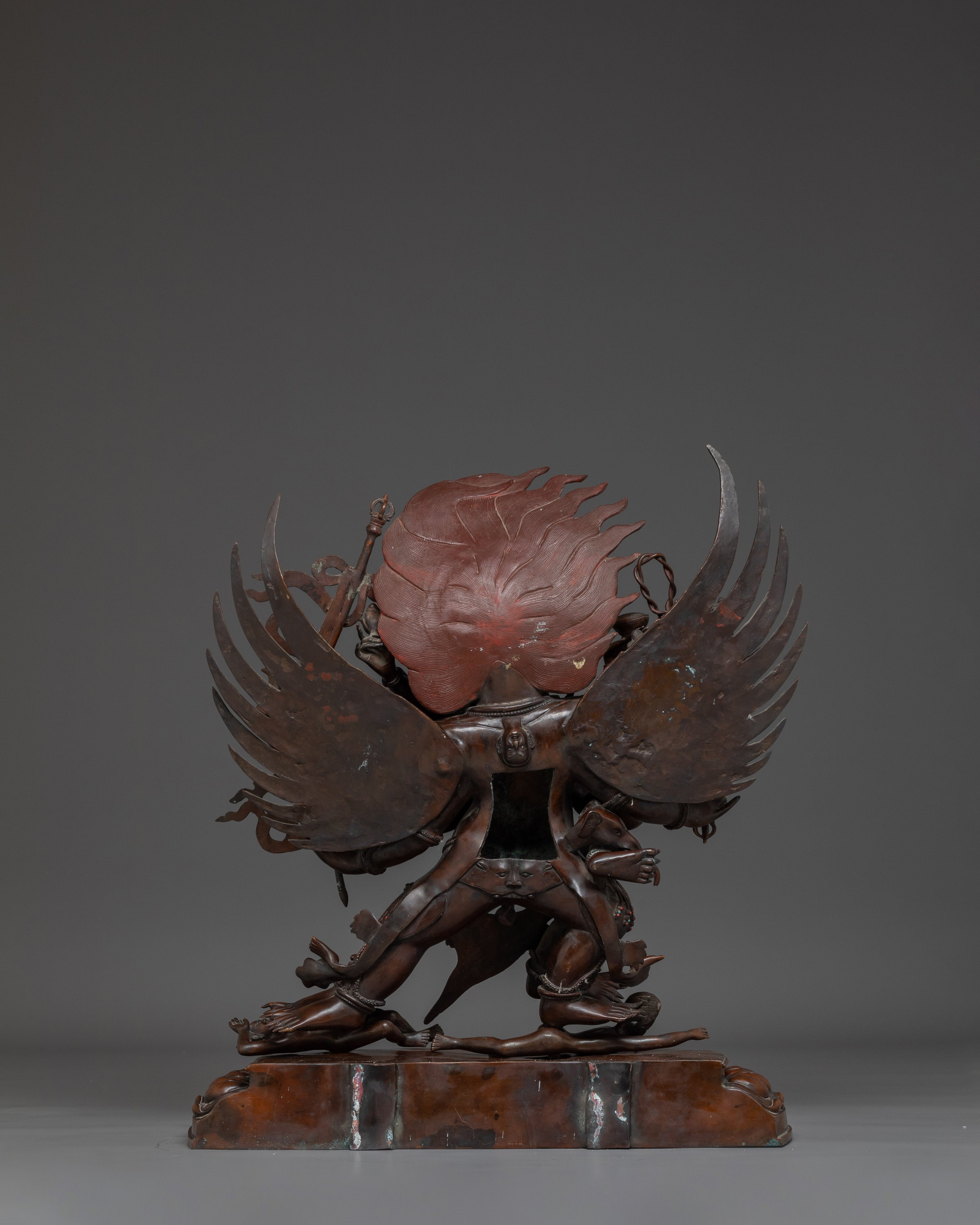 Wrathful Deity Hayagriva Sculpture | Protector in Vajrayana Buddhism