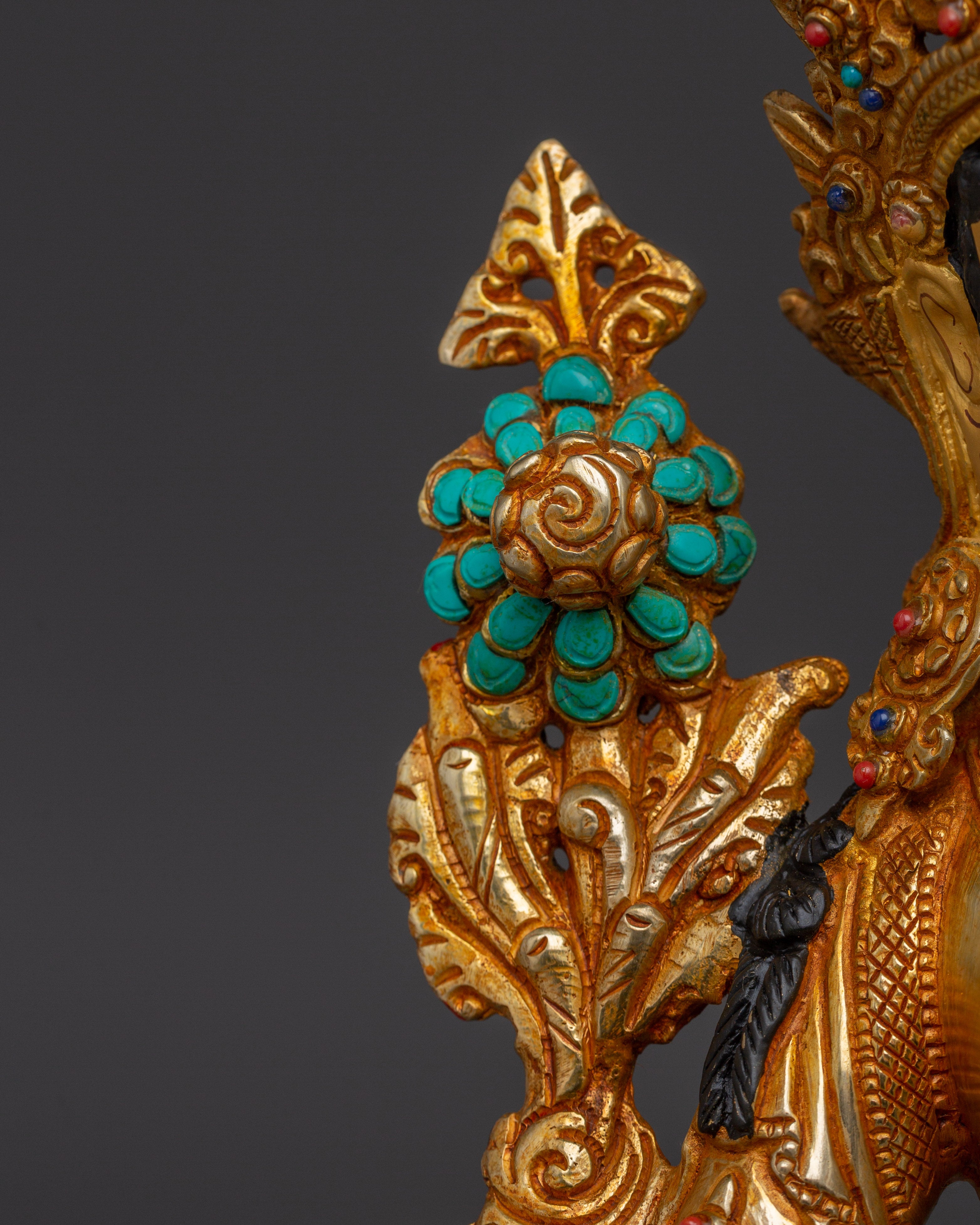 Tibetan Deity Shyama Tara Art | Green Tara - Mother of All Buddhas