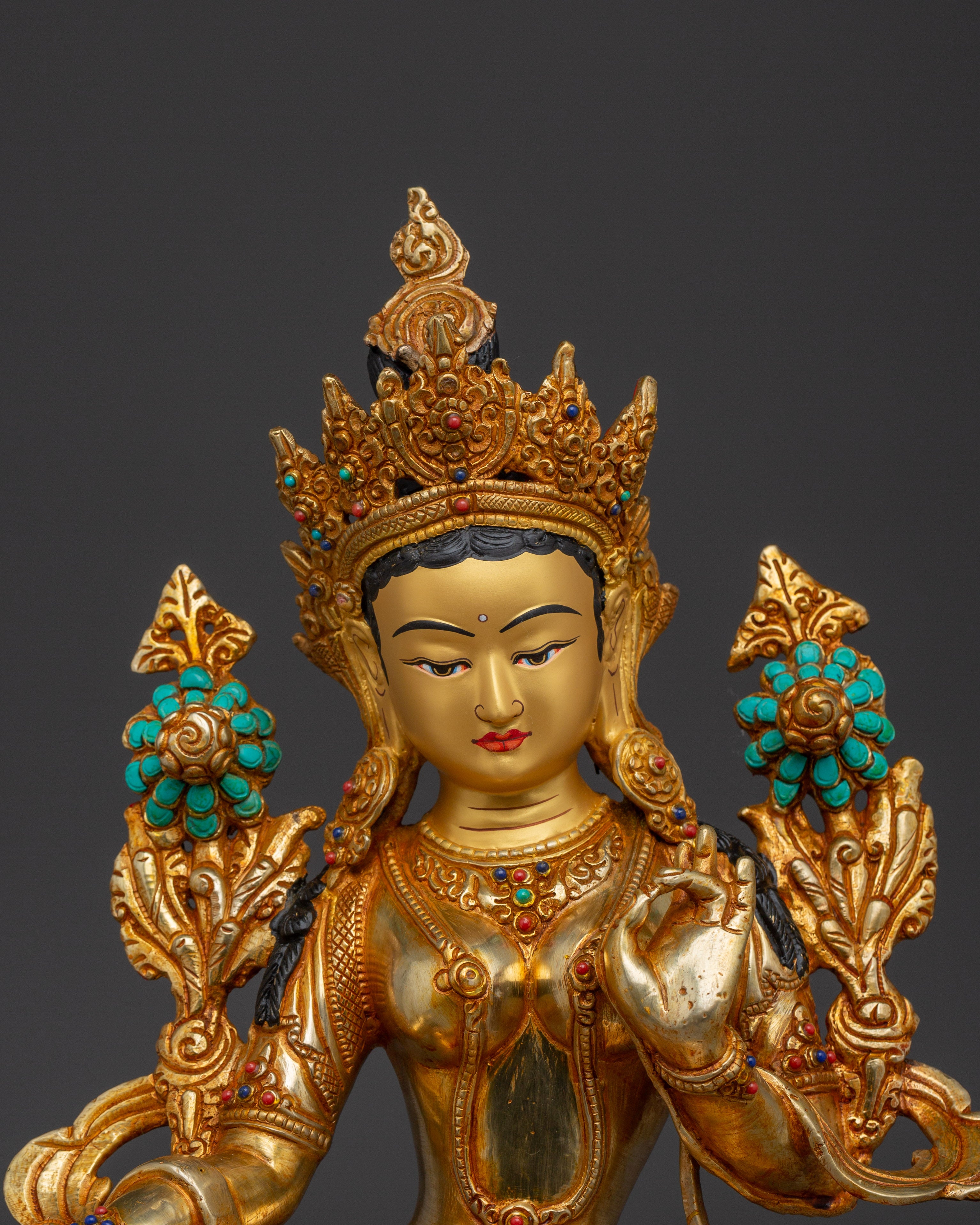 Tibetan Deity Shyama Tara Art | Green Tara - Mother of All Buddhas