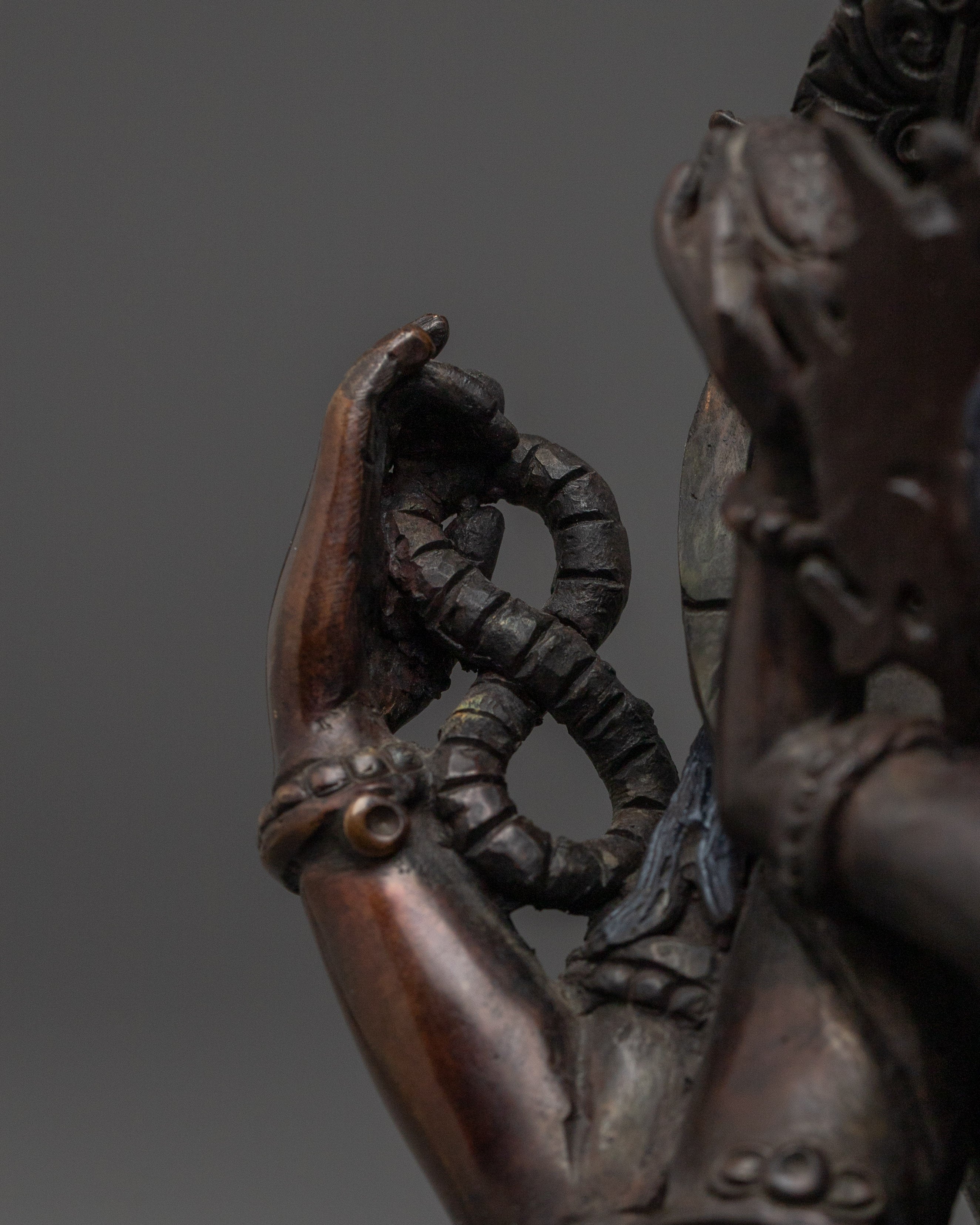 Handcrafted Buddhist Statue of Chenrezig With Consort | Healer in Tibetan Buddhism
