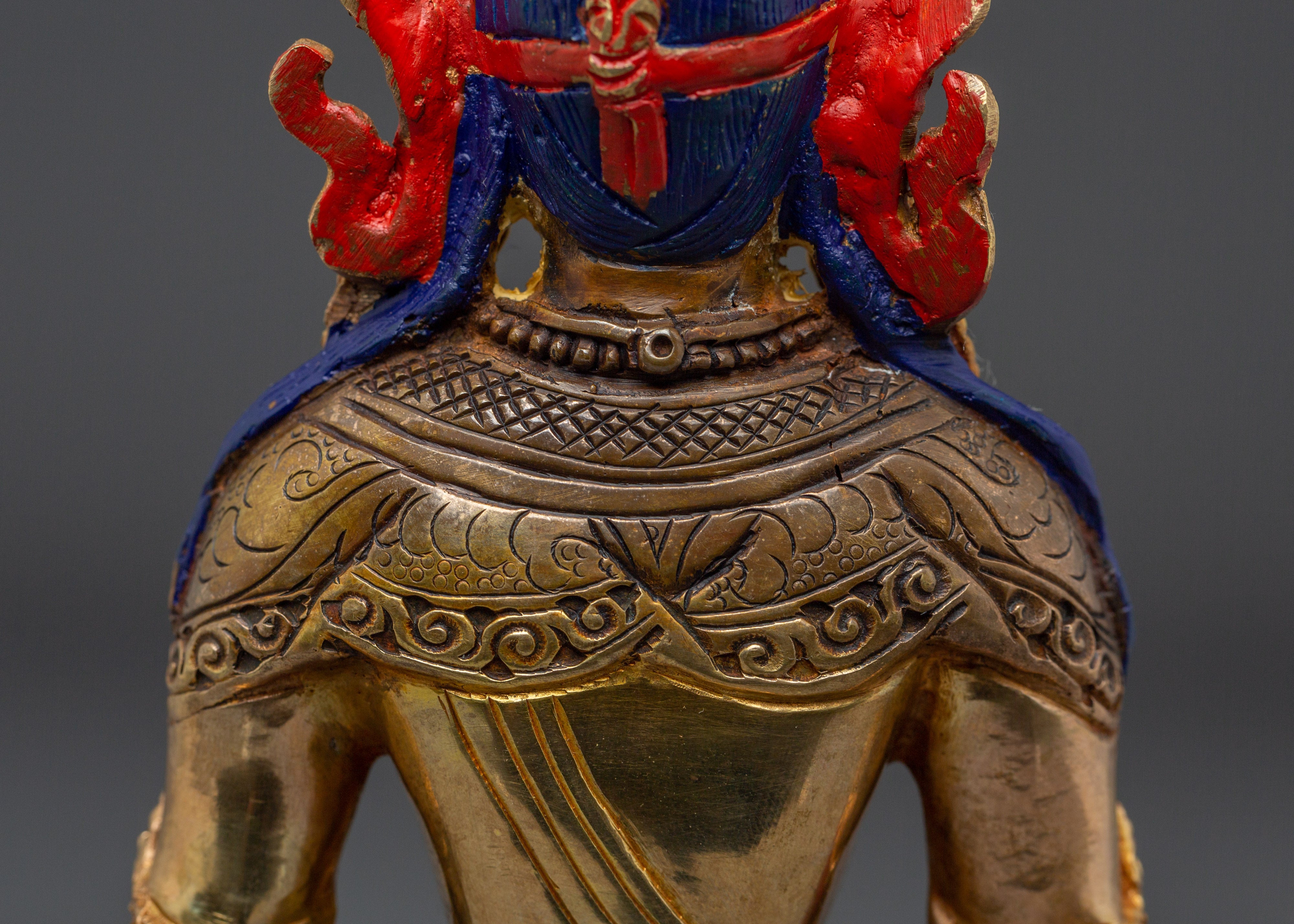 Traditional Tibetan Art of Amitayus | Buddha of Infinite Life and Longevity