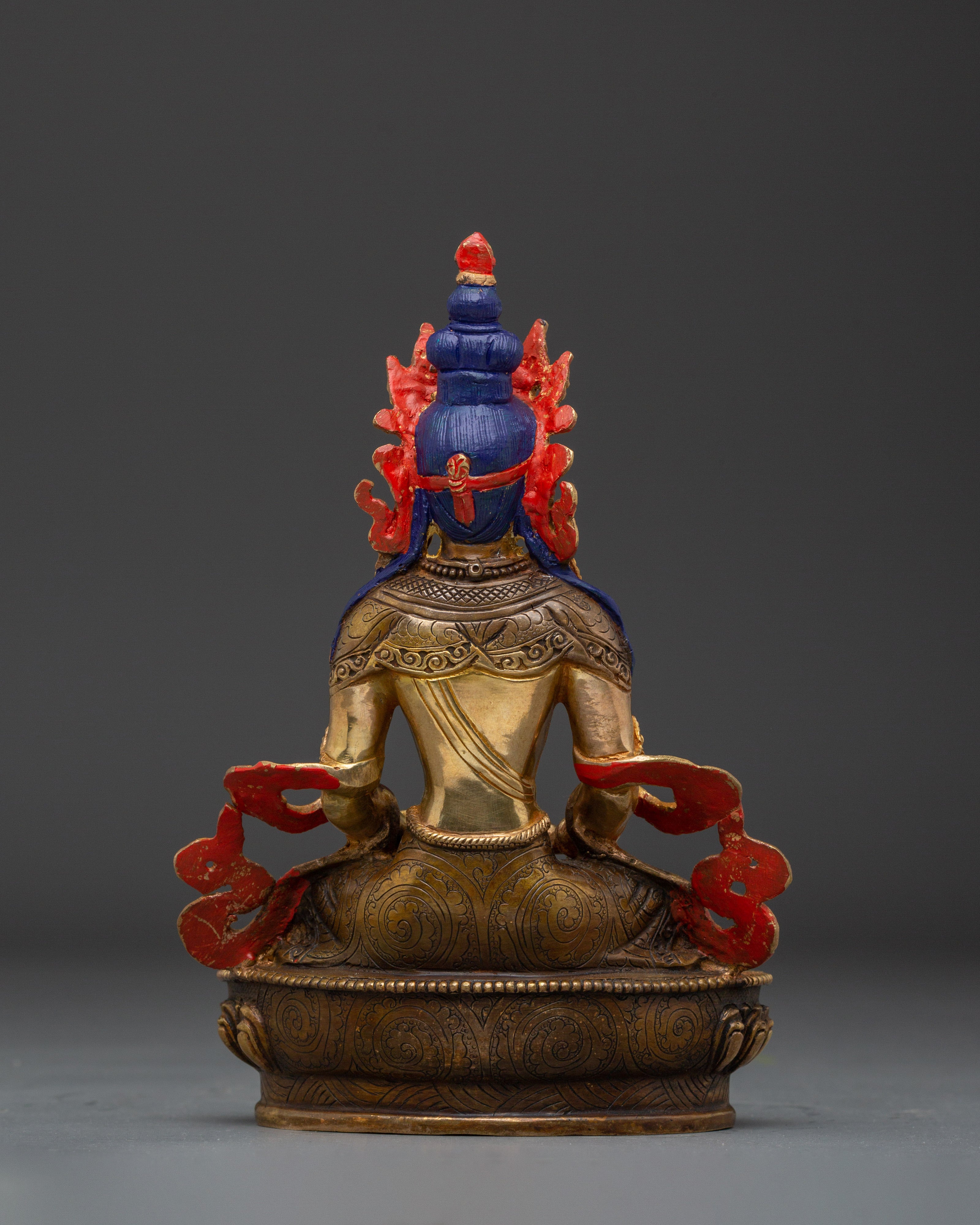 Traditional Tibetan Art of Amitayus | Buddha of Infinite Life and Longevity