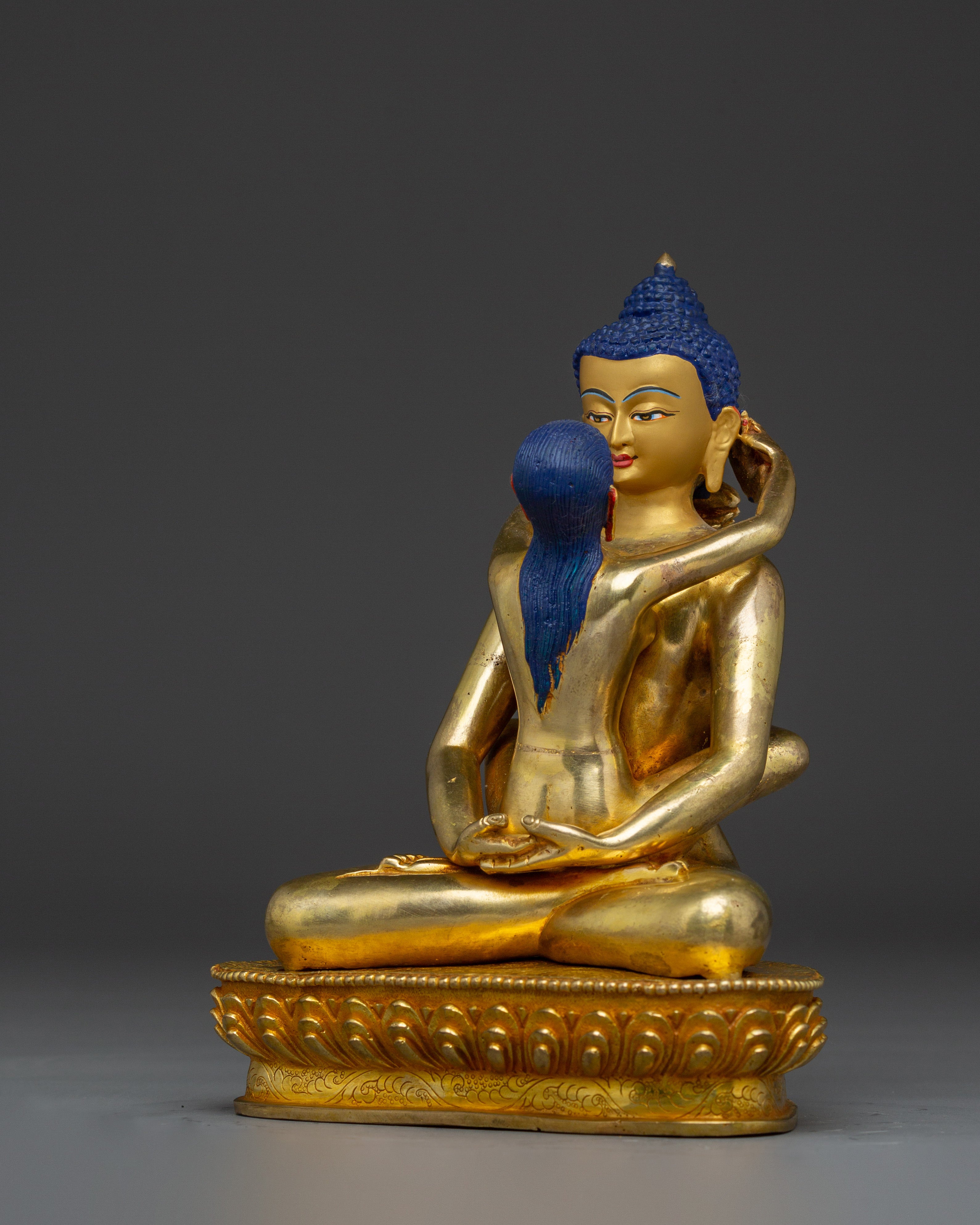 Great Bodhisattva Samantabhadra with consort Statue for Dharma Decor