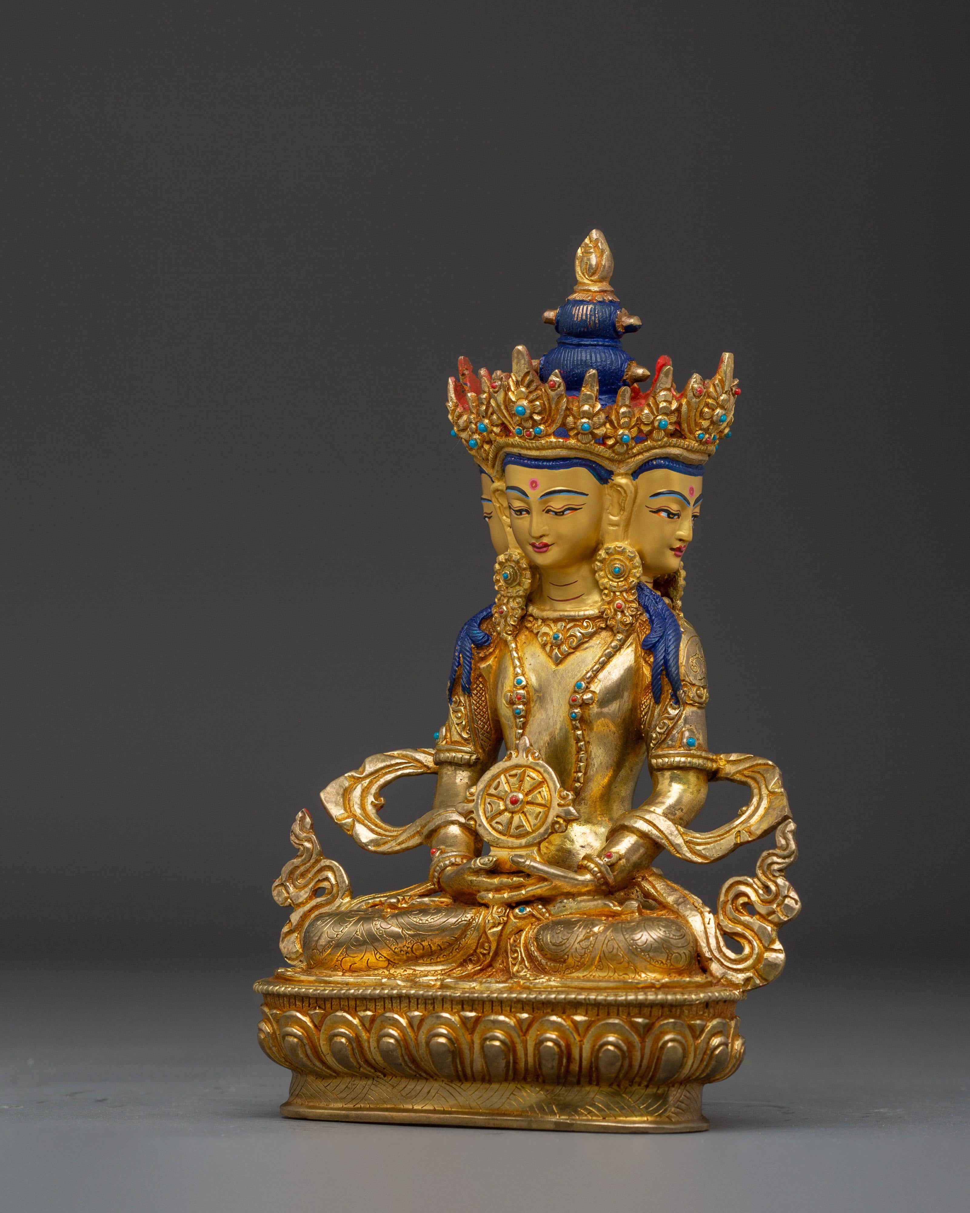 Dharmachakra Vairocana Statue | Meditation and Peace Decor