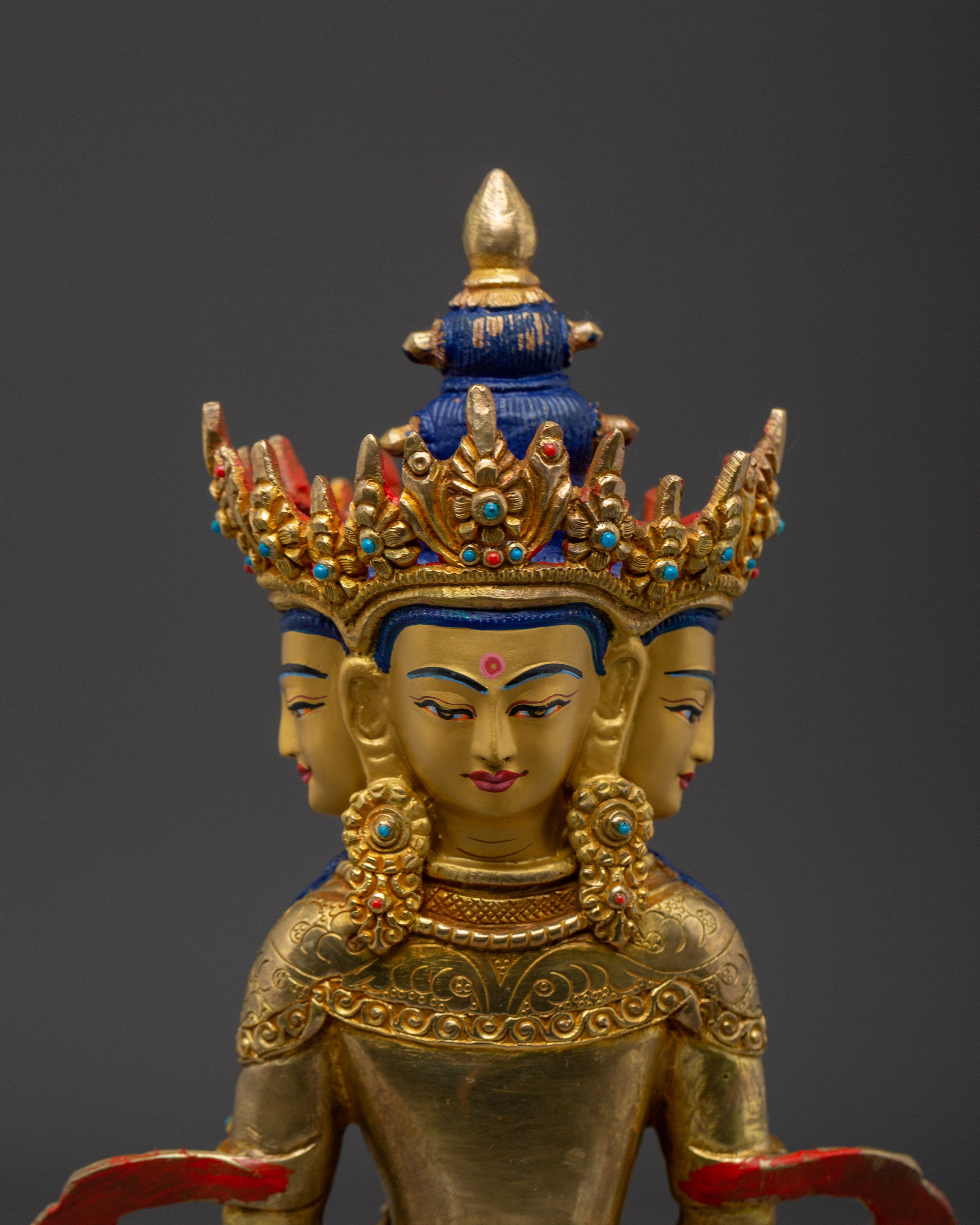 Dharmachakra Vairocana Statue | Meditation and Peace Decor
