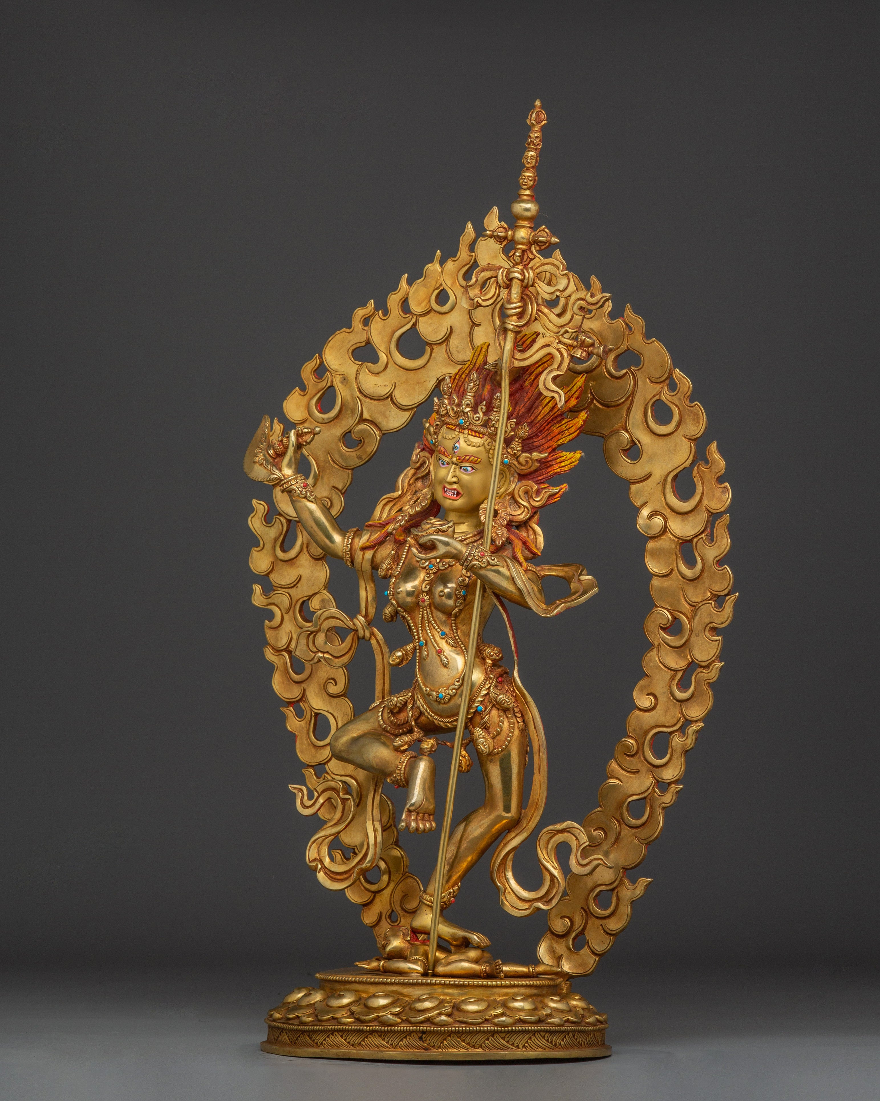 Female Dorje Phangmo statue | Wrathful Tantric Goddess