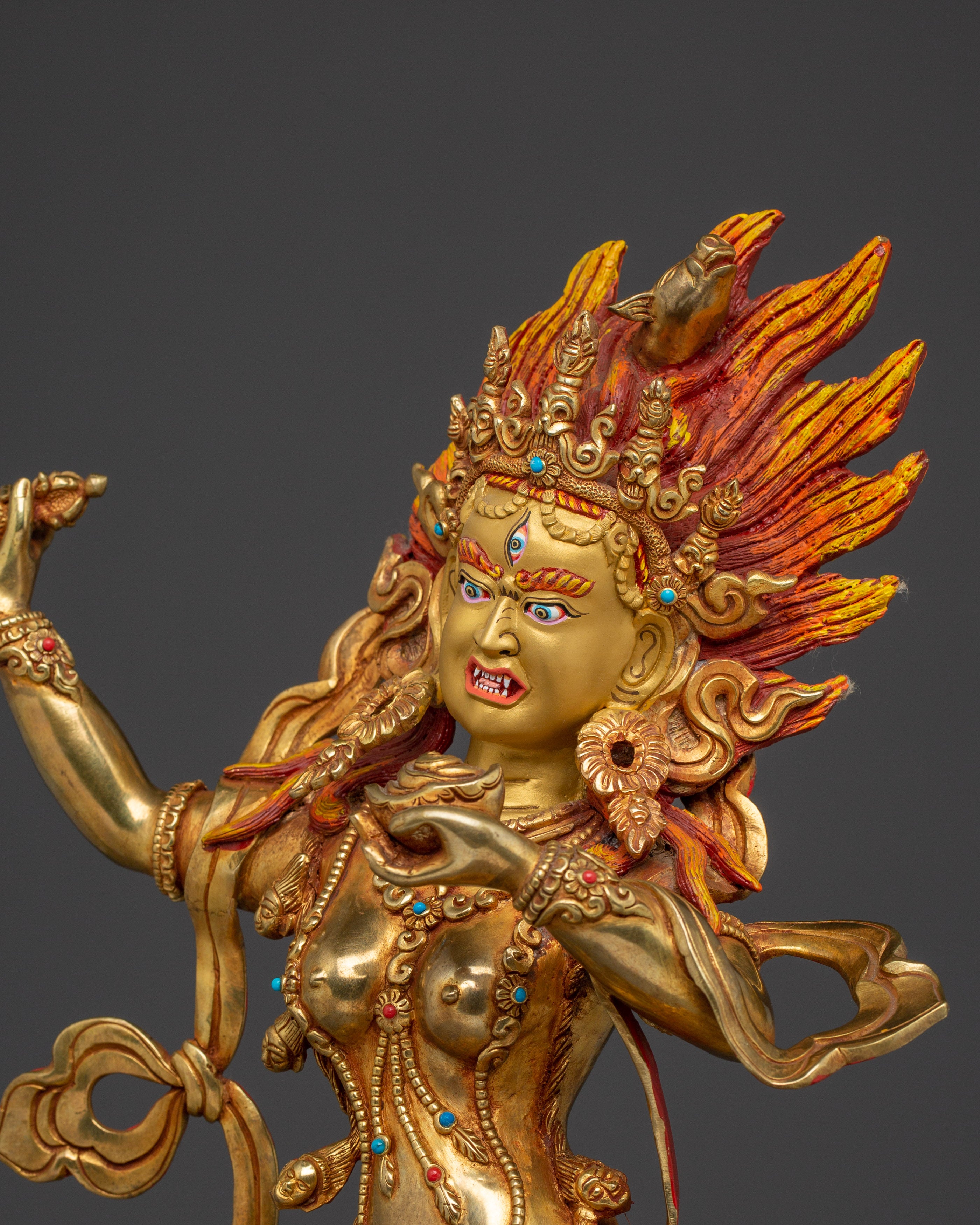 Female Dorje Phangmo statue | Wrathful Tantric Goddess