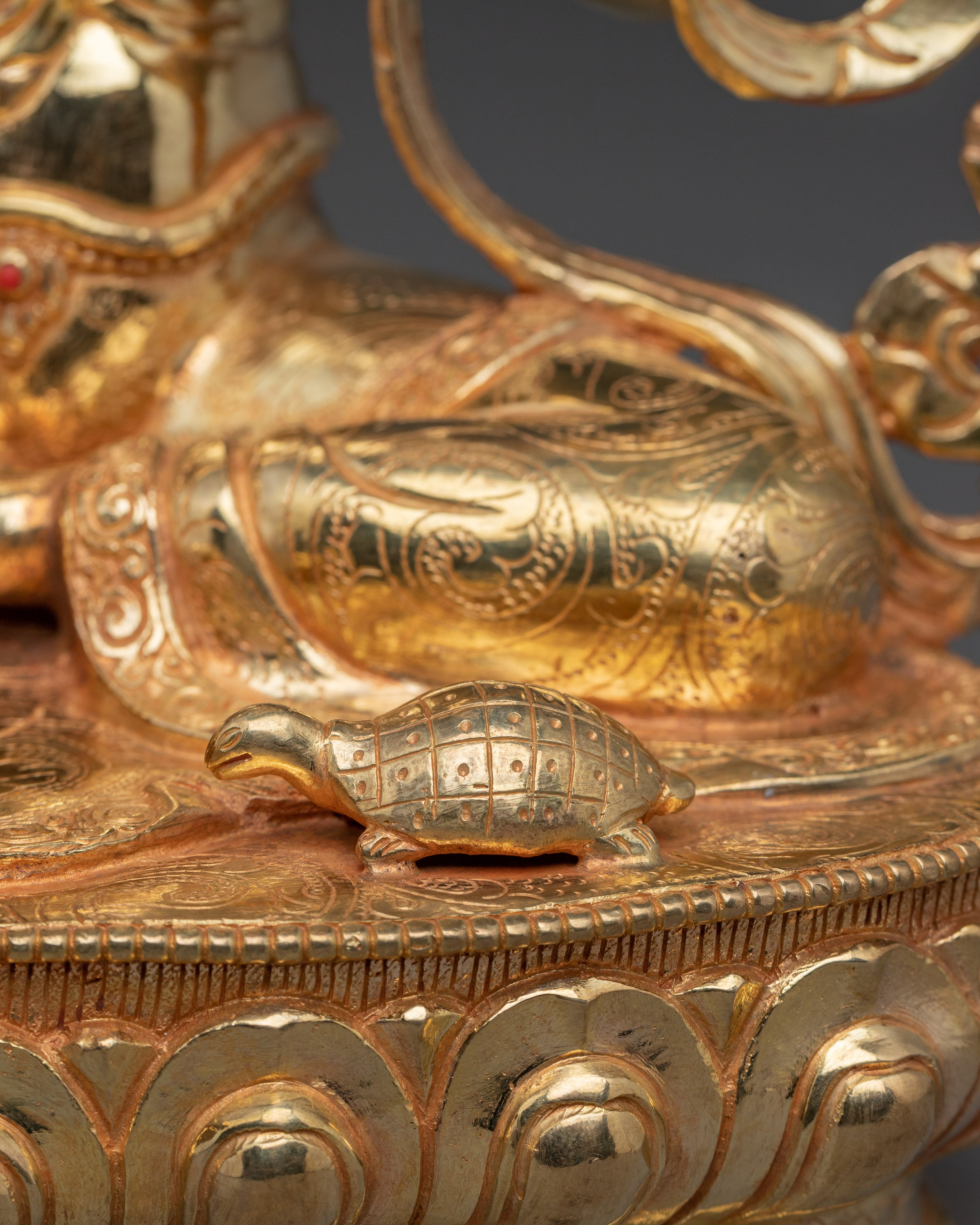 Laxmi Devi Golden Statue | Hindu Goddess of Wealth and Abundance