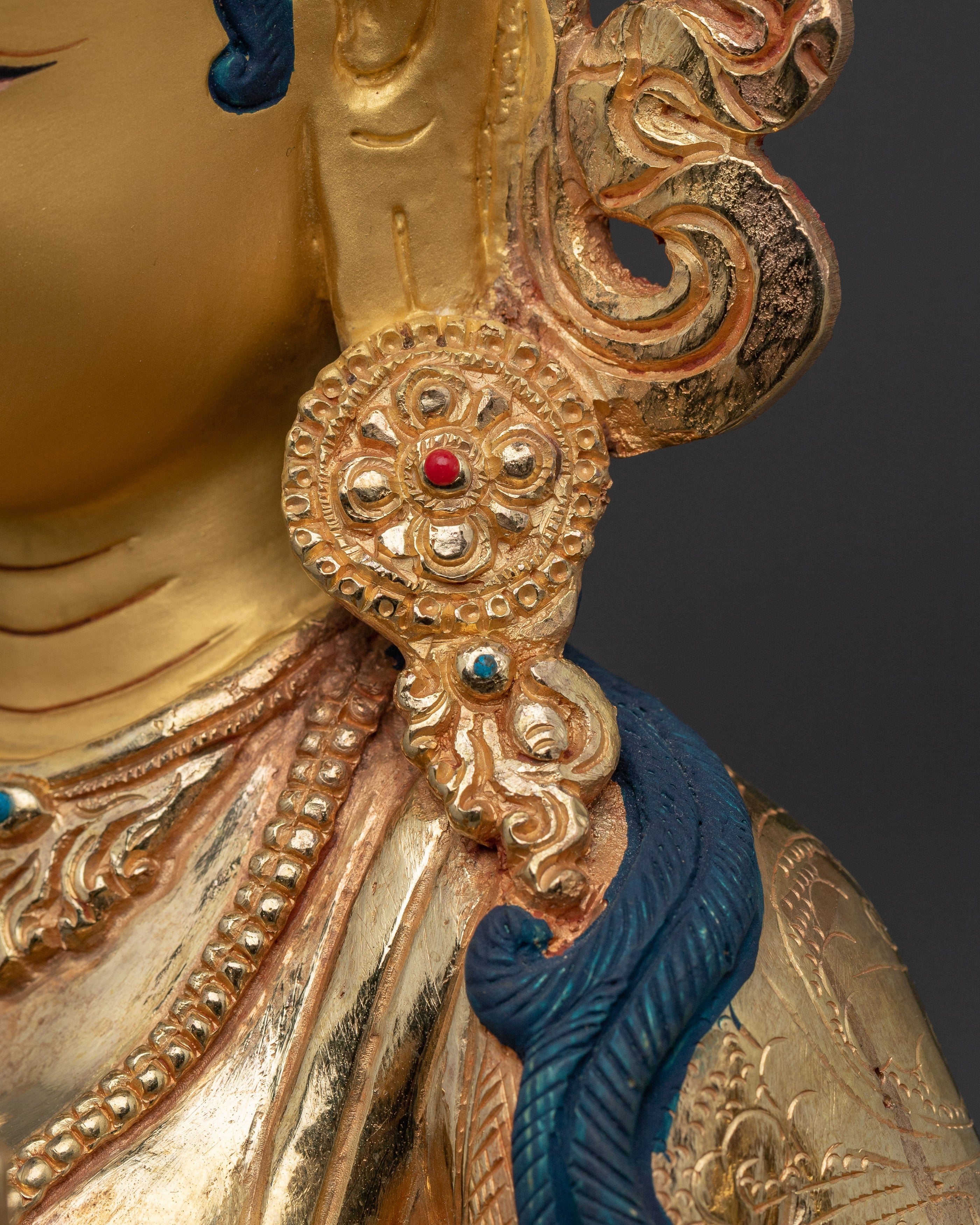 Laxmi Devi Golden Statue | Hindu Goddess of Wealth and Abundance