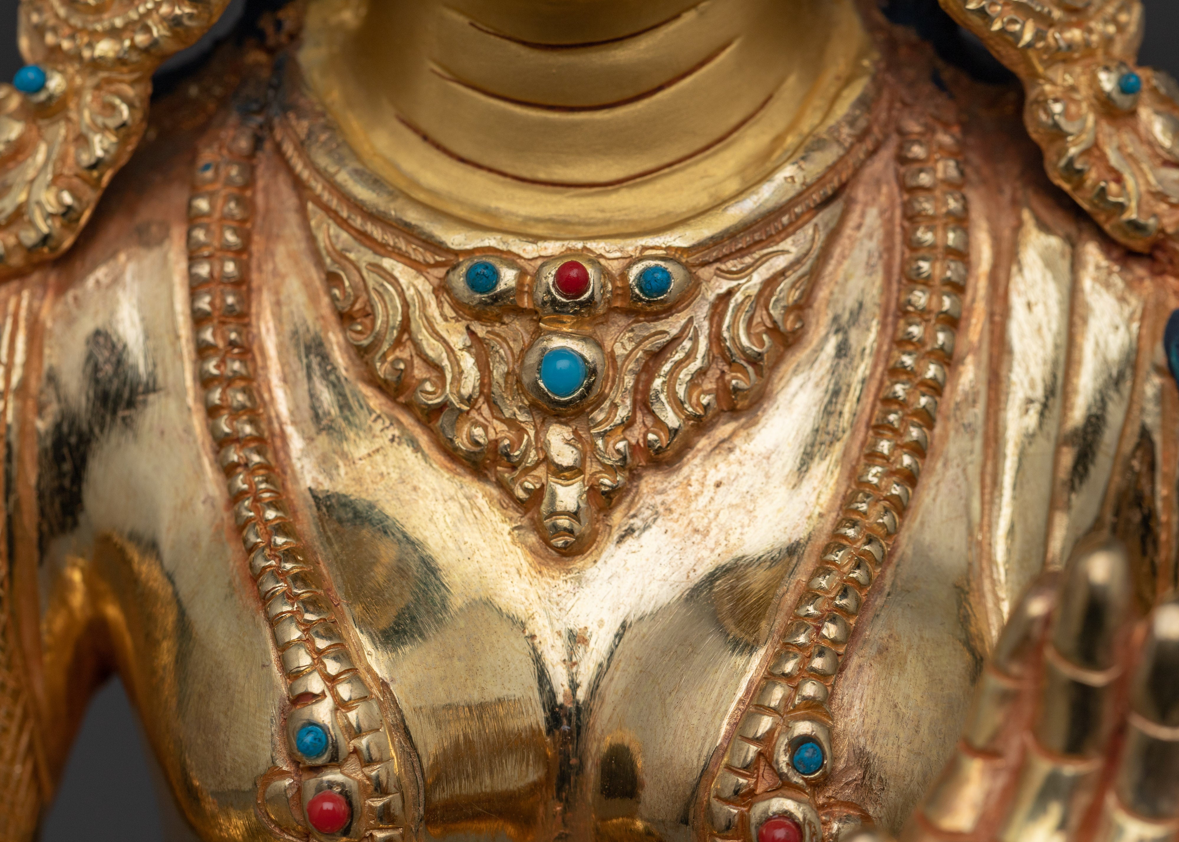 Laxmi Devi Golden Statue | Hindu Goddess of Wealth and Abundance