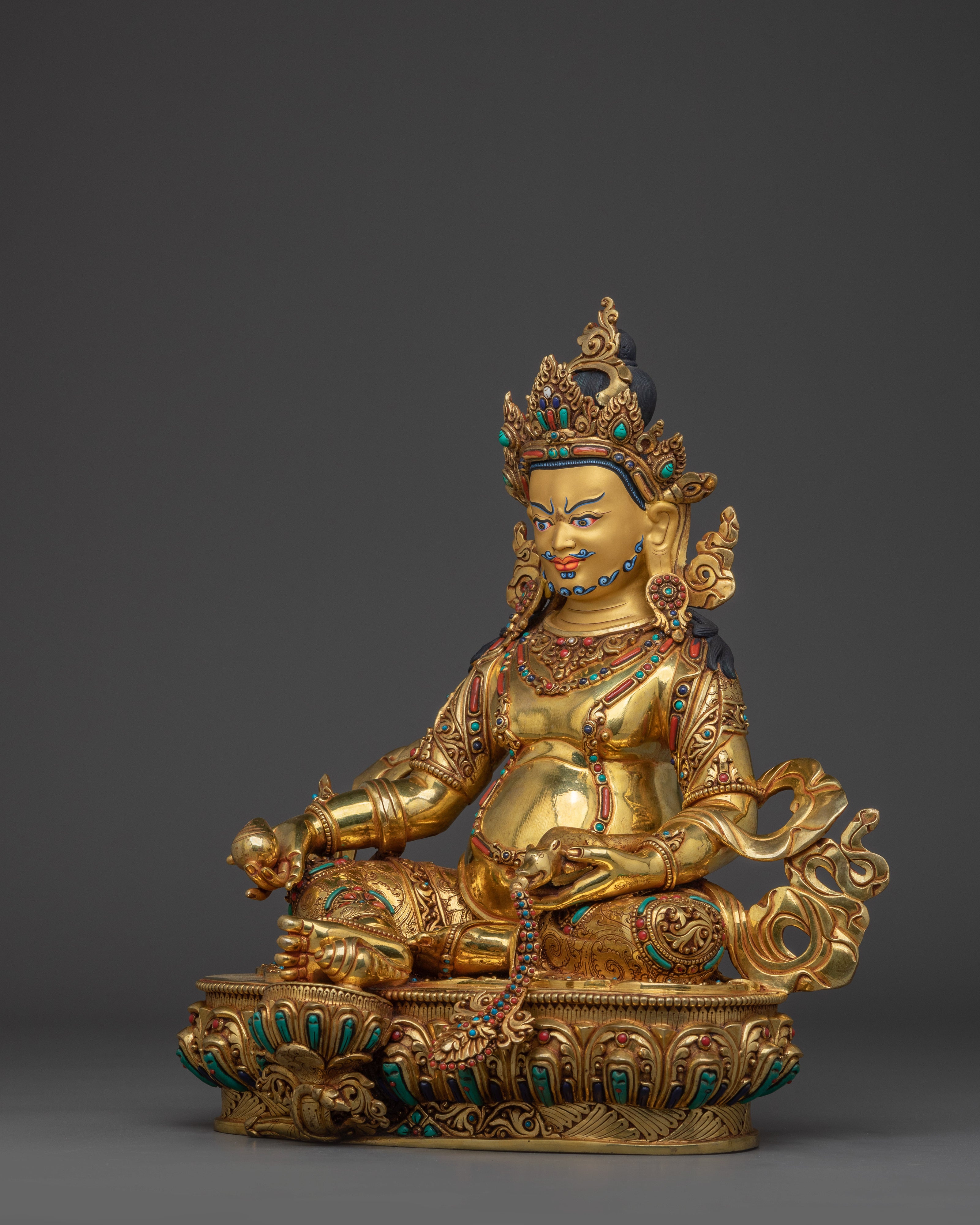 Wealth-attracting Tibetan deity | Buddhist Deity of Wealth