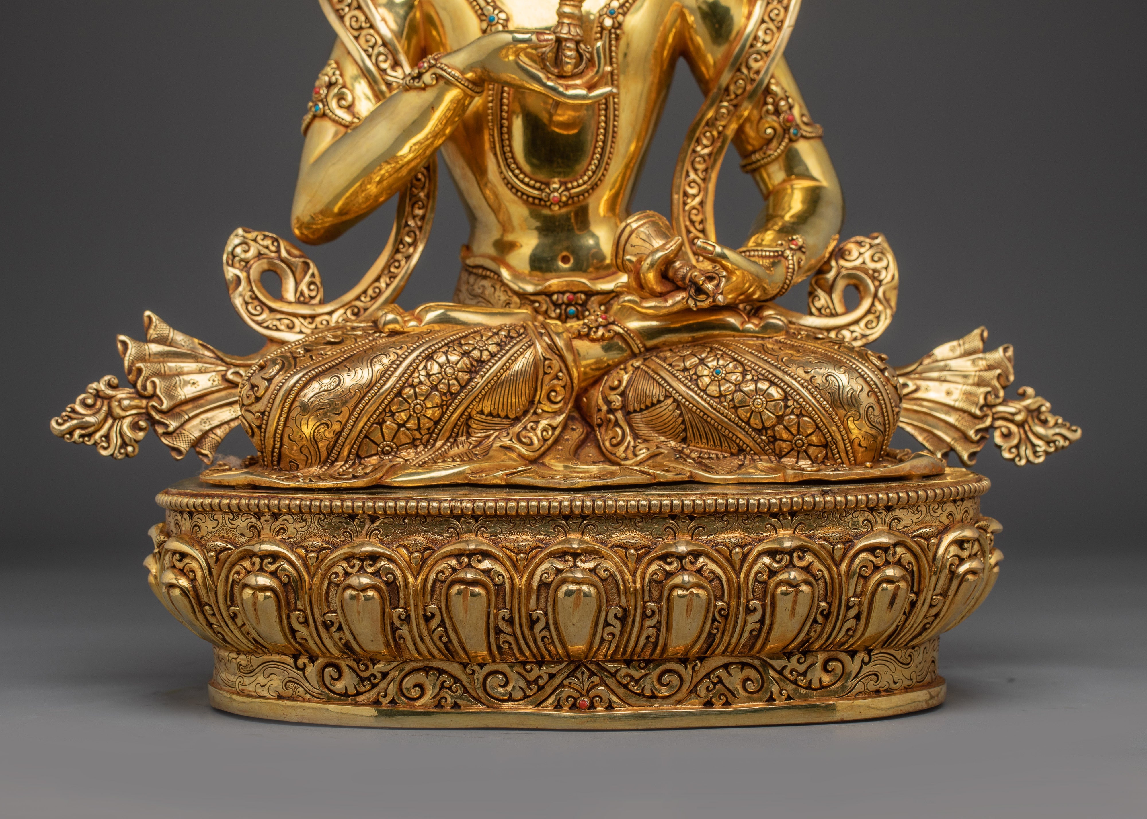 Dorje Sempa Golden Statue | Vajrasattva - Embodiment of Purification