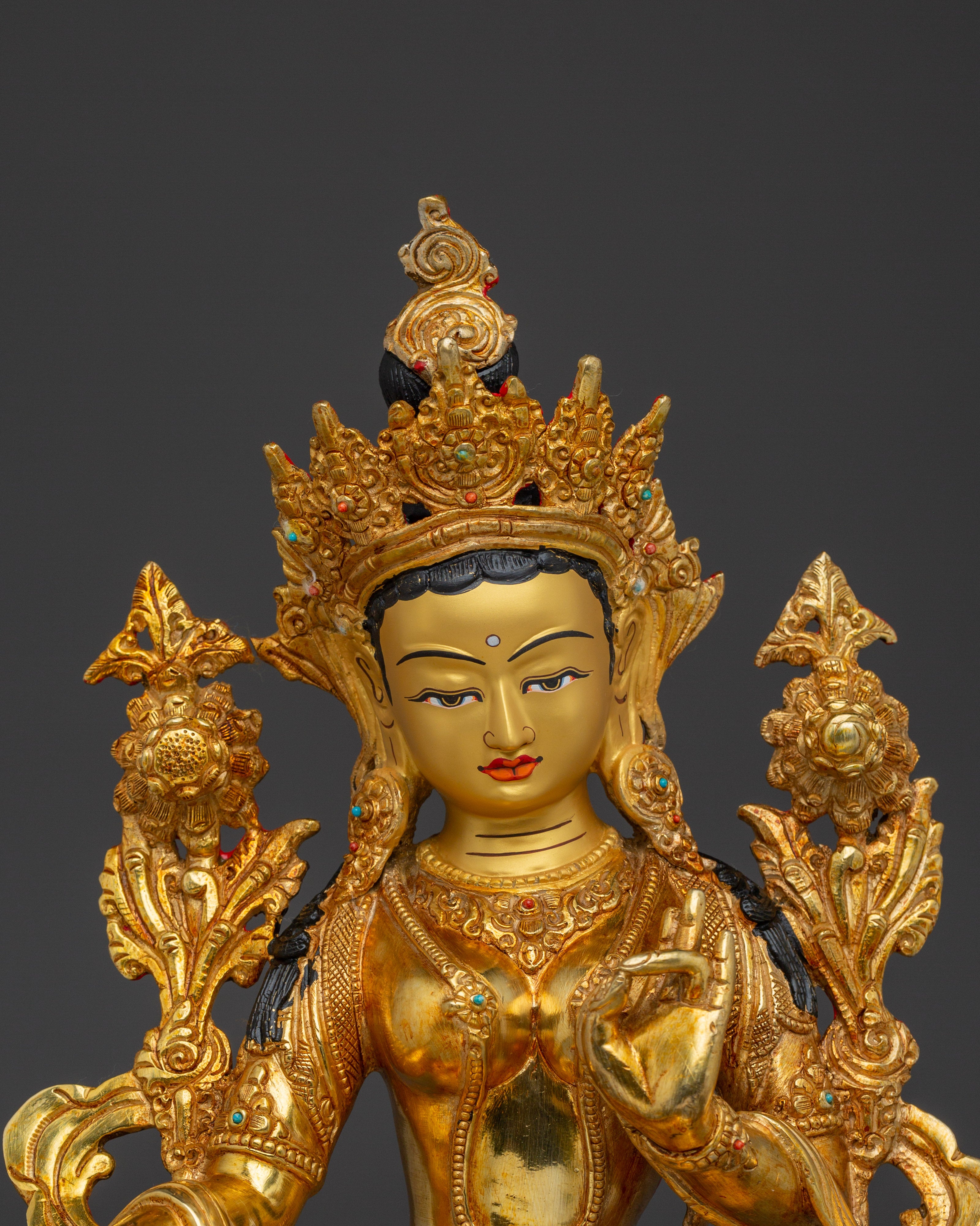 Goddess of Compassionate Action Green Tara Statue | Mother of All Buddhas