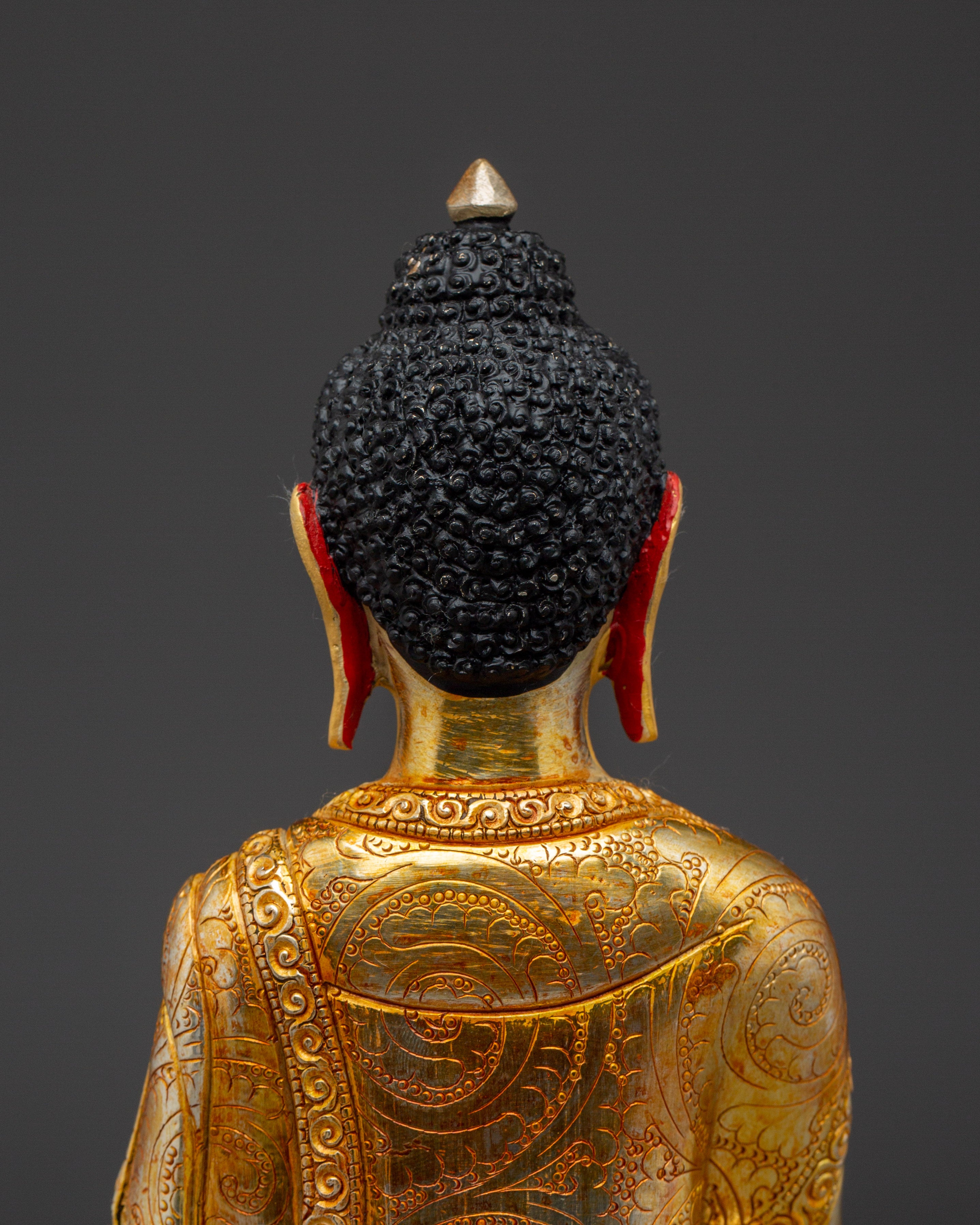 Shakyamuni Buddha - Paragon of Peace | 24K Gold Gilded Statue
