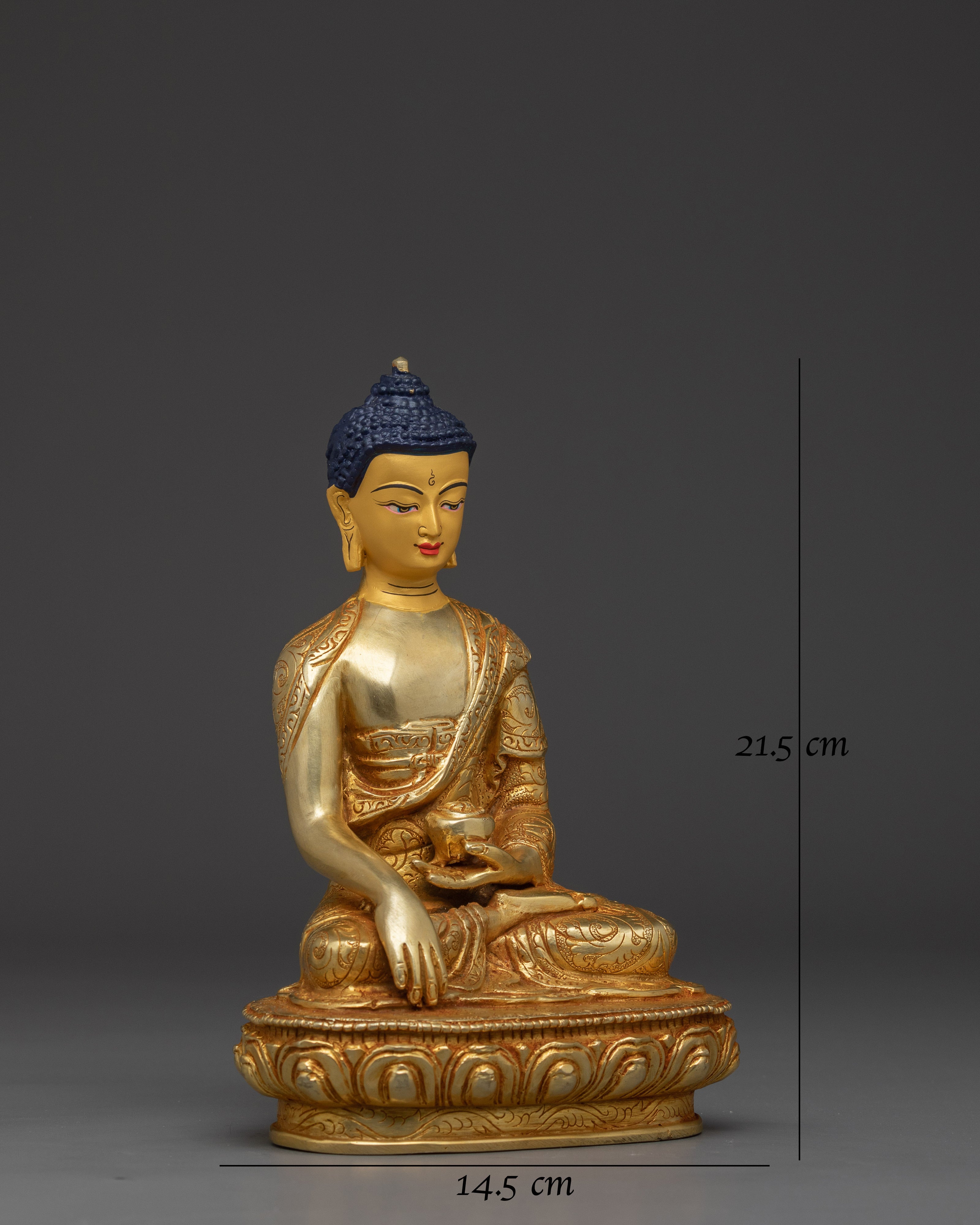 Shakyamuni Buddha in 24K Gold