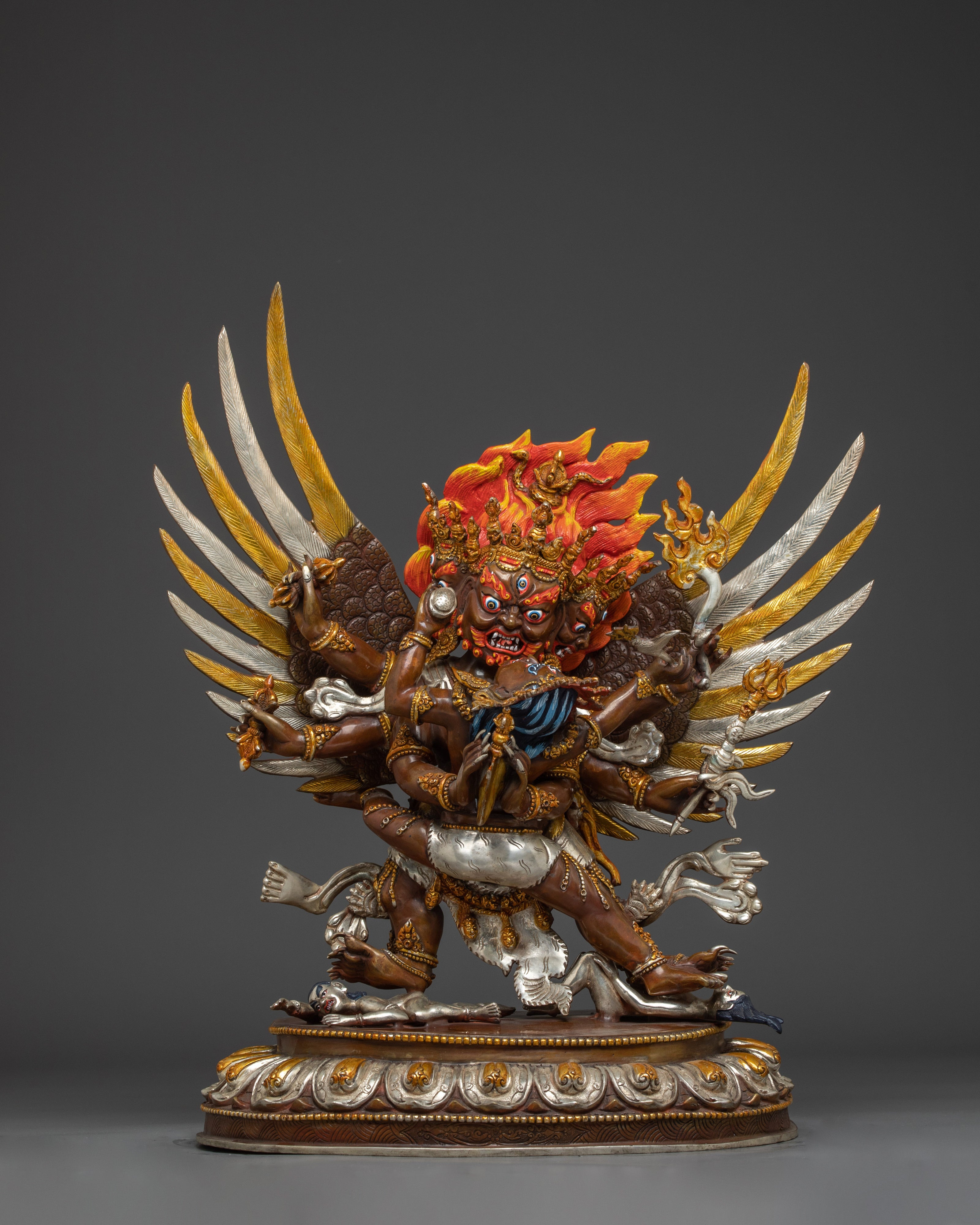 Tibetan Deity Vajrakilaya Statue | Wrathful Deity of Tibetan Buddhism