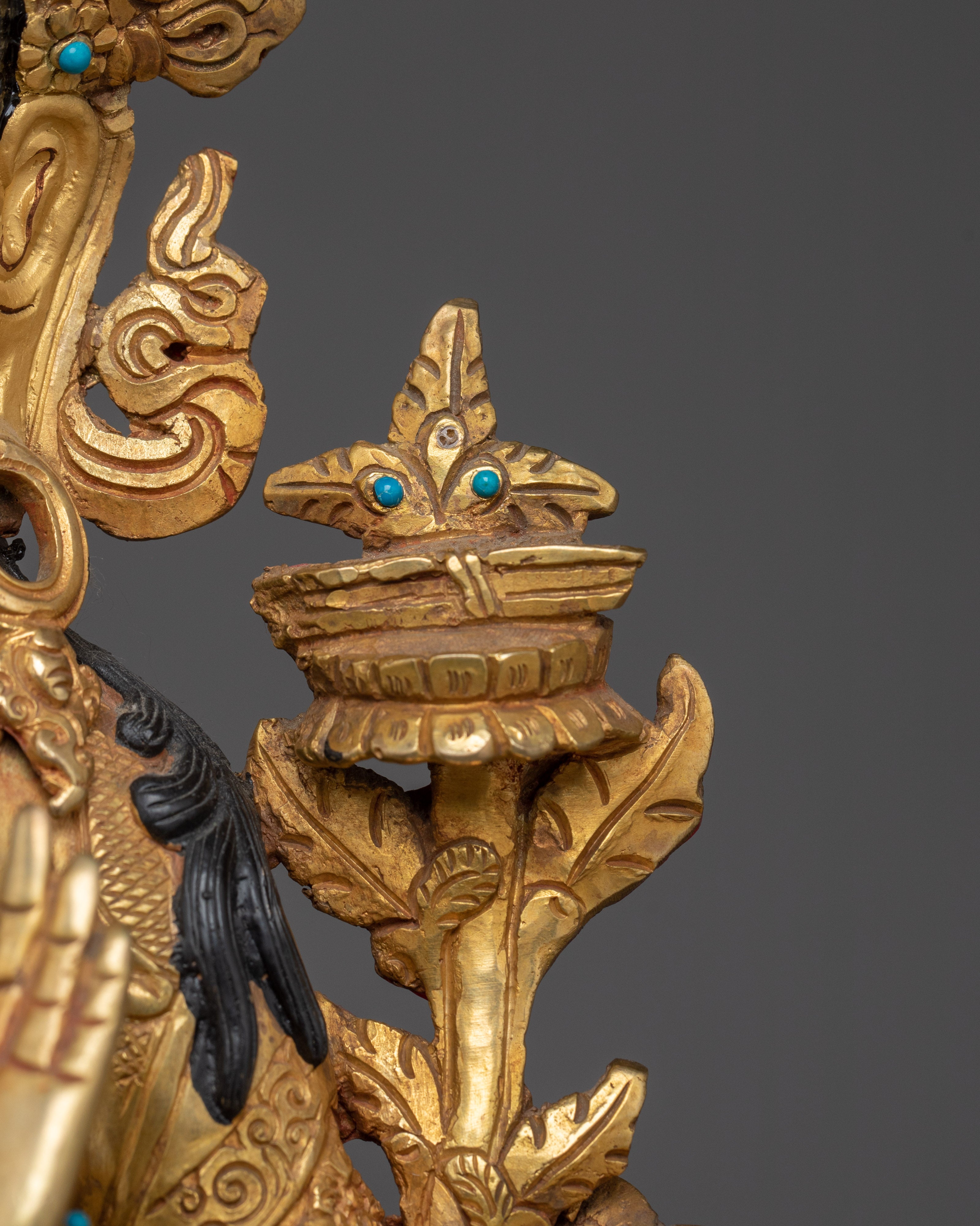 Manjushri Copper Statue for Meditation | Sword of Wisdom Deity